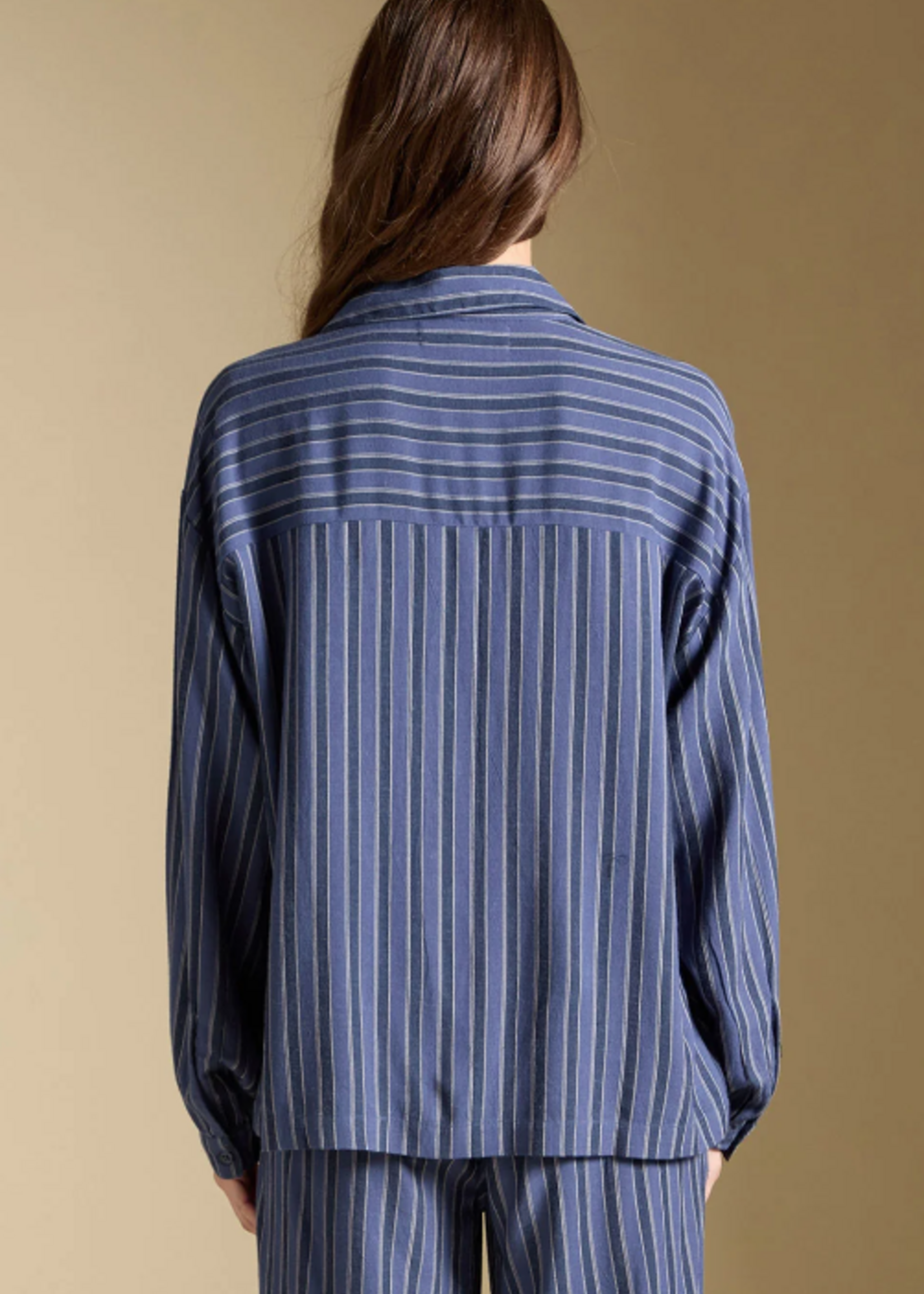 Liu Indigo Top