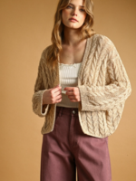 Light Weight Cable Knitted Cardigan