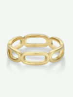 Gold Chain Link Ring