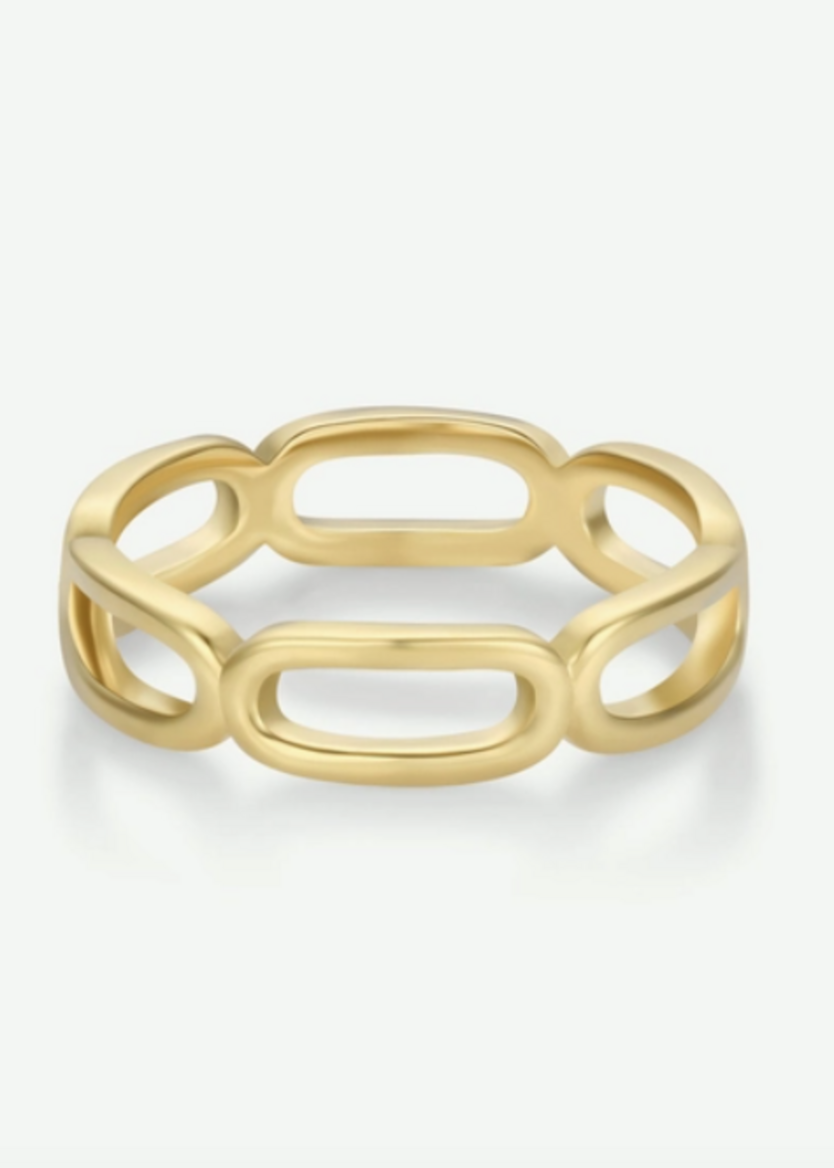 Gold Chain Link Ring