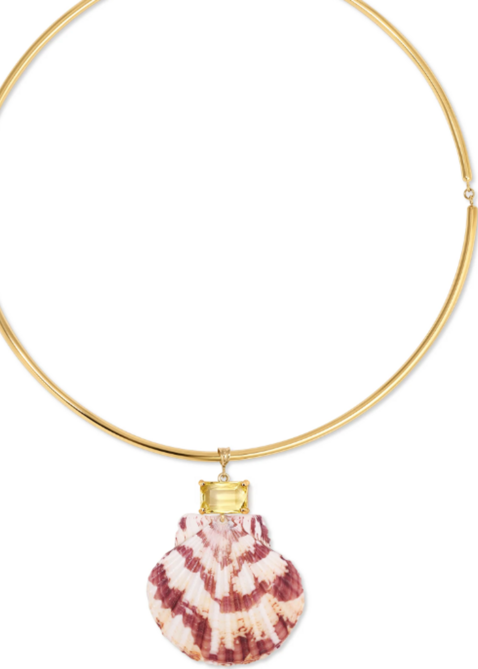 Cabana Girl Shell Bar Choker Necklace