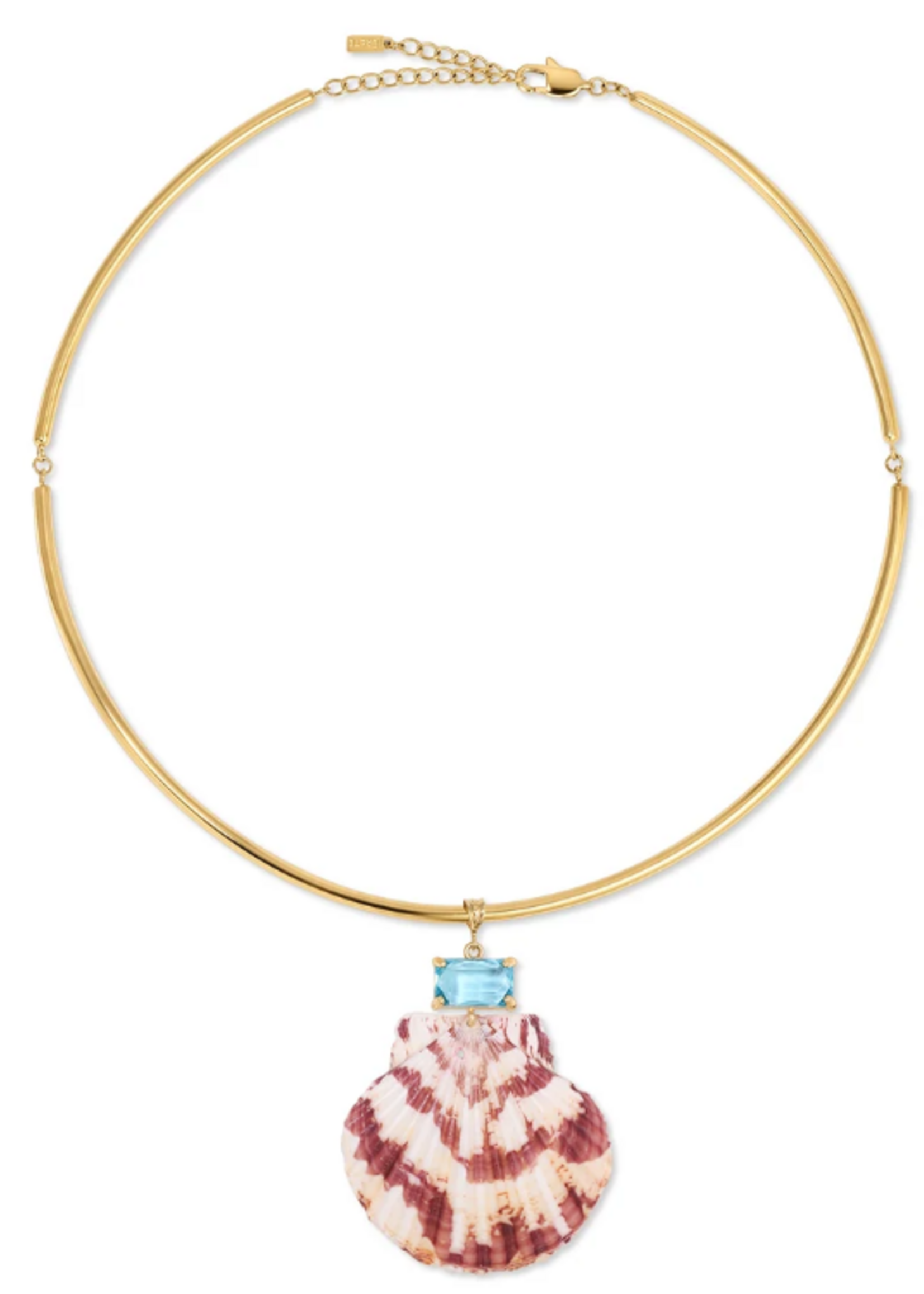 Cabana Girl Shell Bar Choker Necklace
