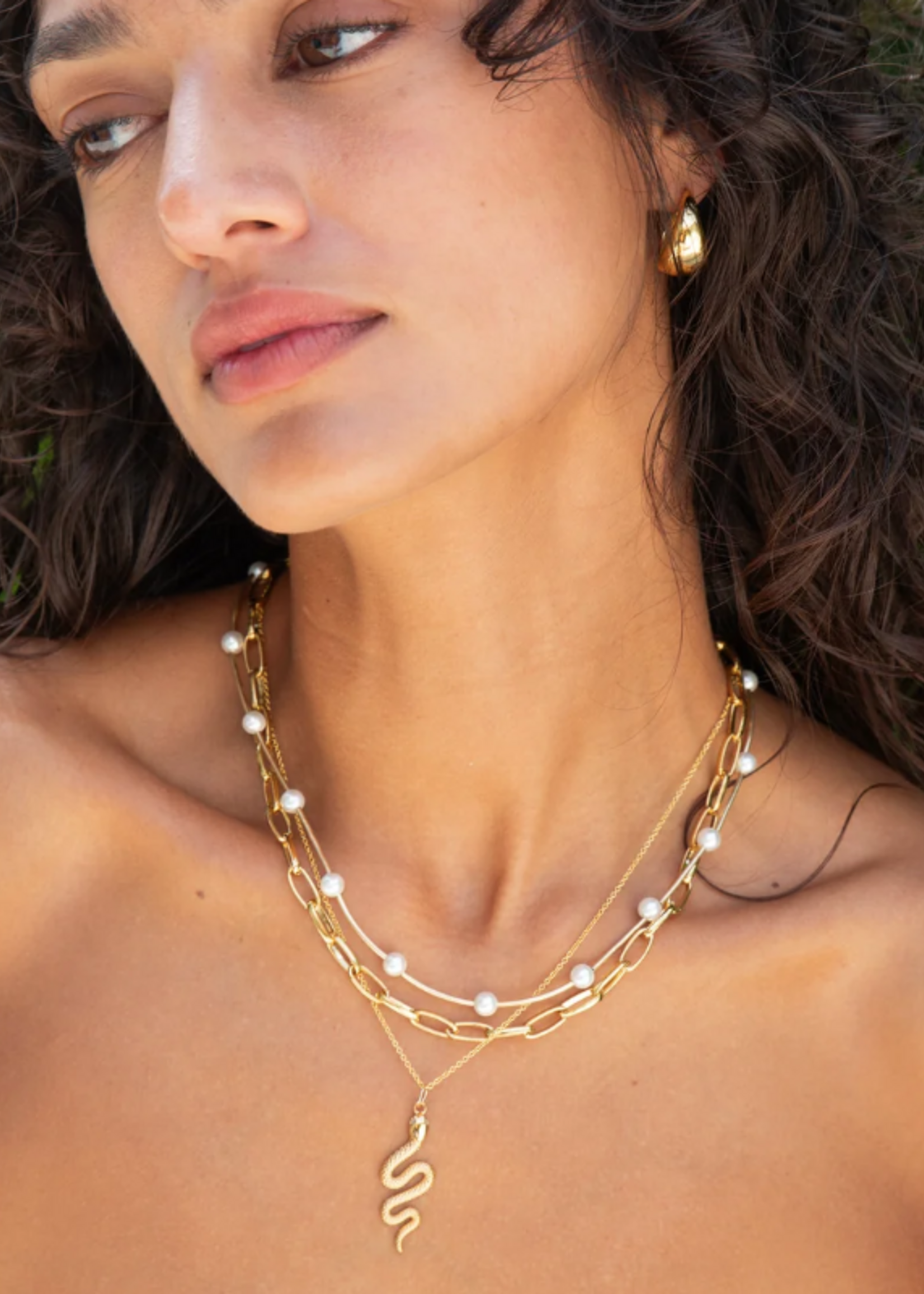 Gadot Pearl Beaded Necklace