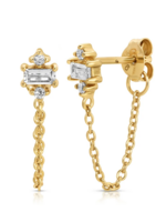 Lizzy Chain Stud Earrings