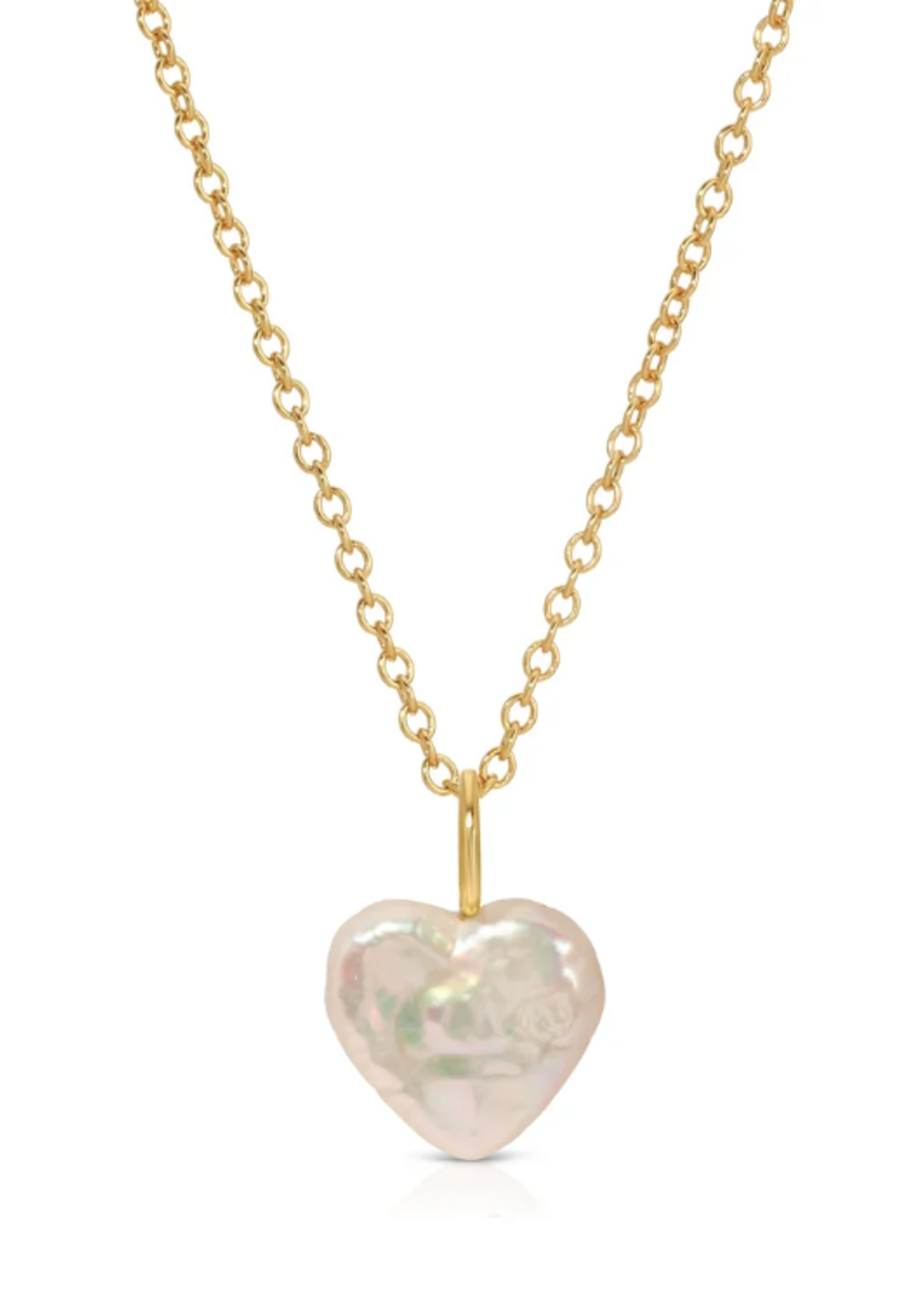 Heartsway Pearl Heart Pendant Necklace