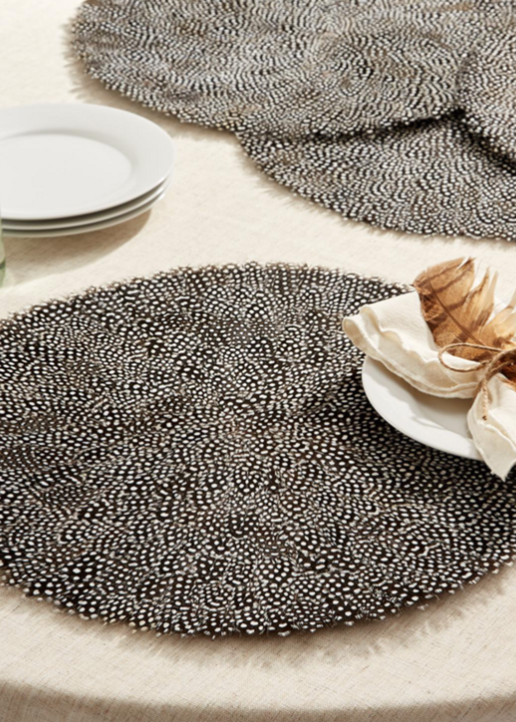 Guinea Fowl Feather Placemat