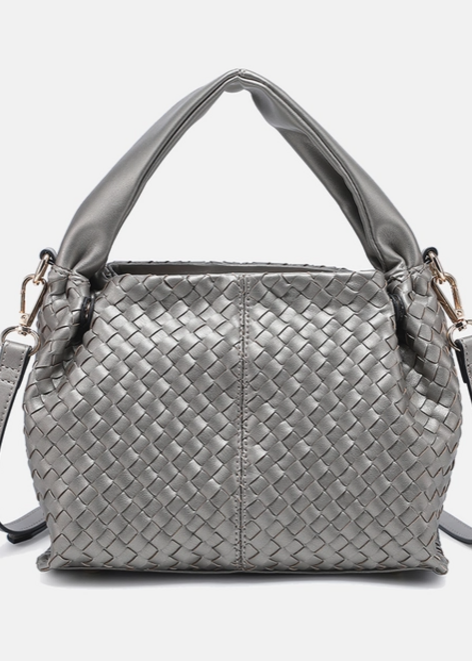 Charity Woven Crossbody Bag