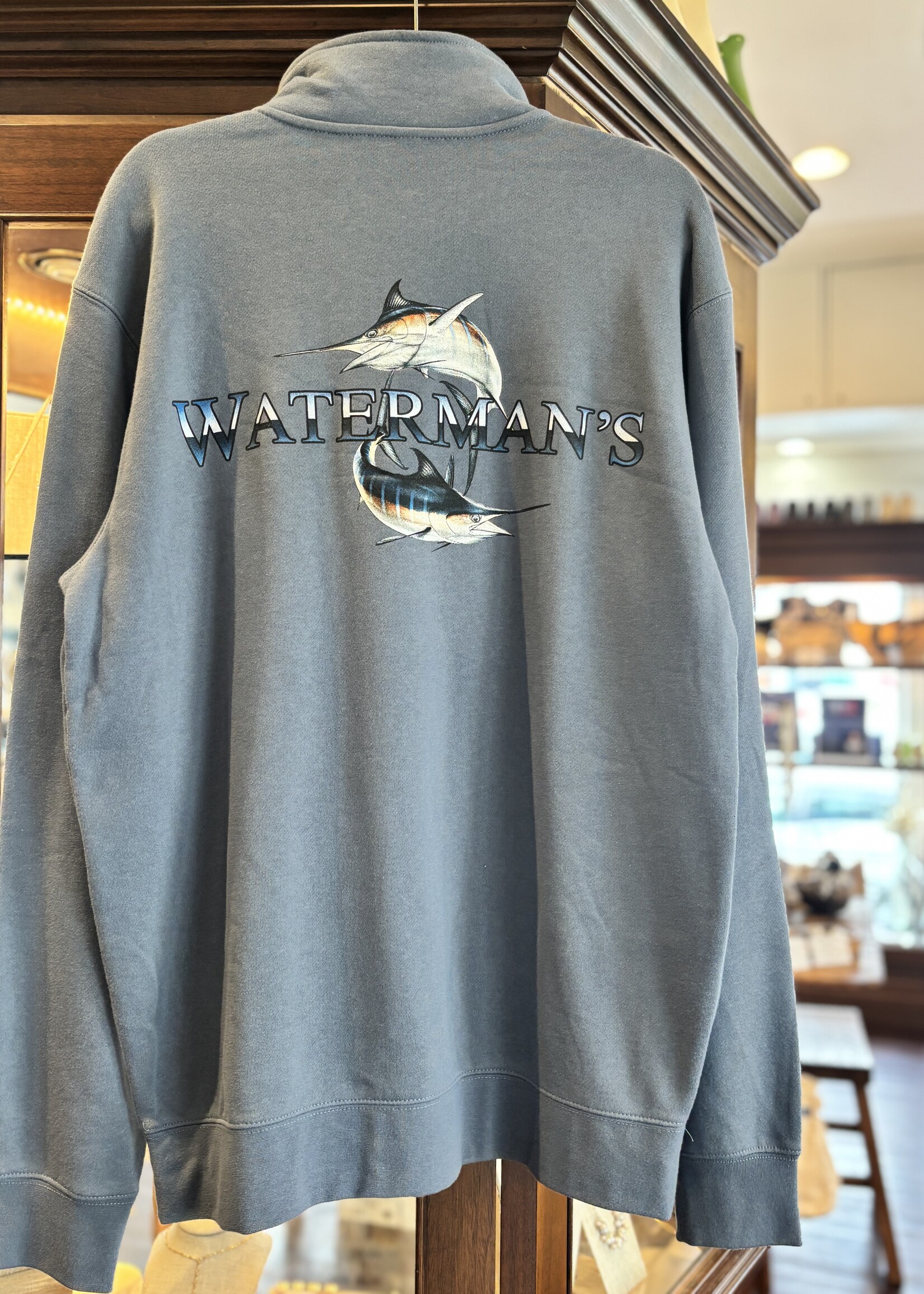 Double Marlin Quarter Zip Sweatshirt