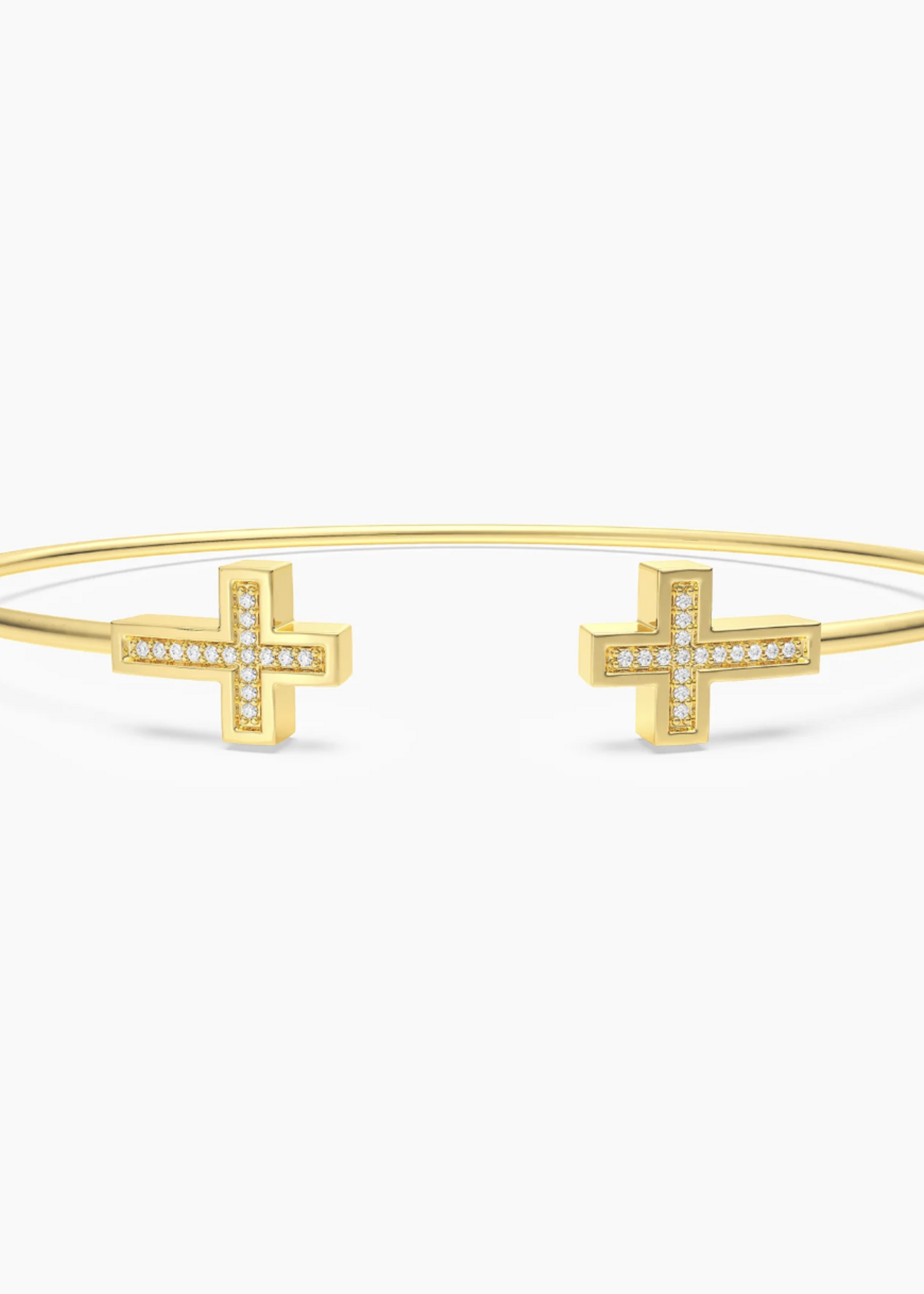 Cross Flexi Cuff Bracalet
