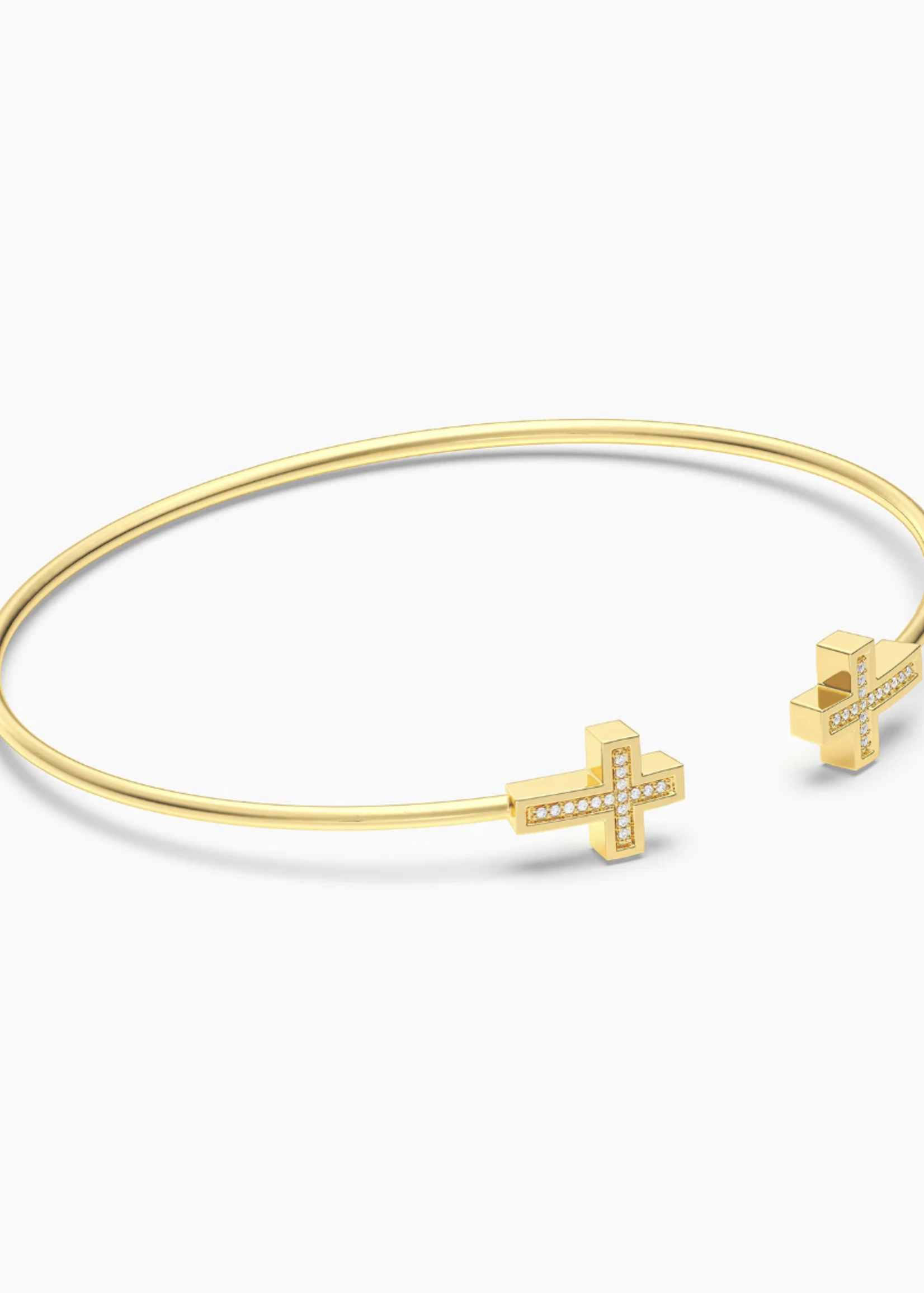 Cross Flexi Cuff Bracalet
