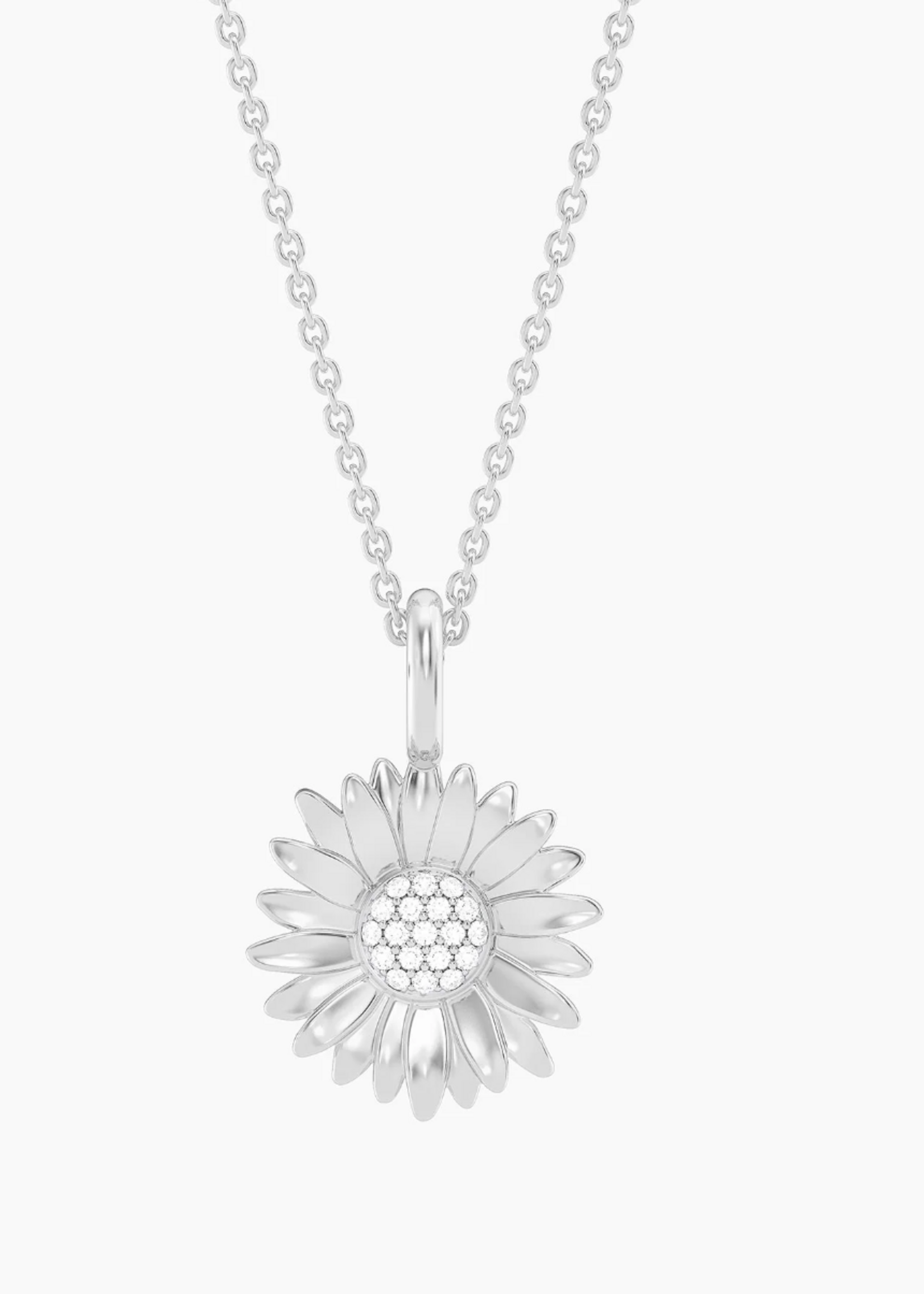 Sunflower Pendant Necklace