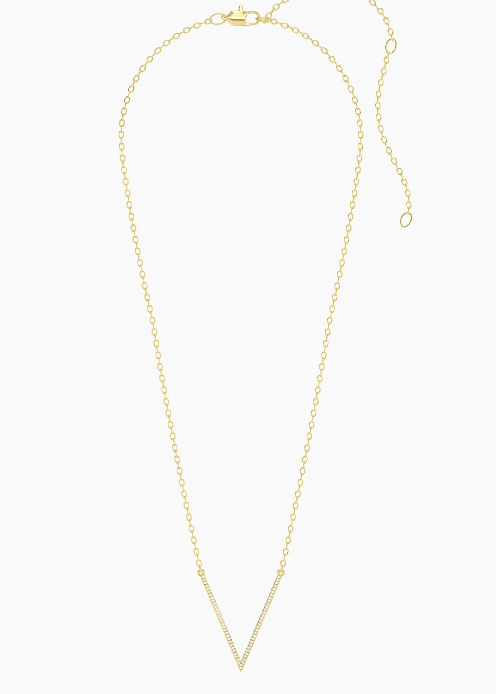 V Pendant Necklace