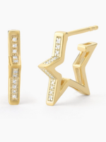 I See Stars Hoop Earrings