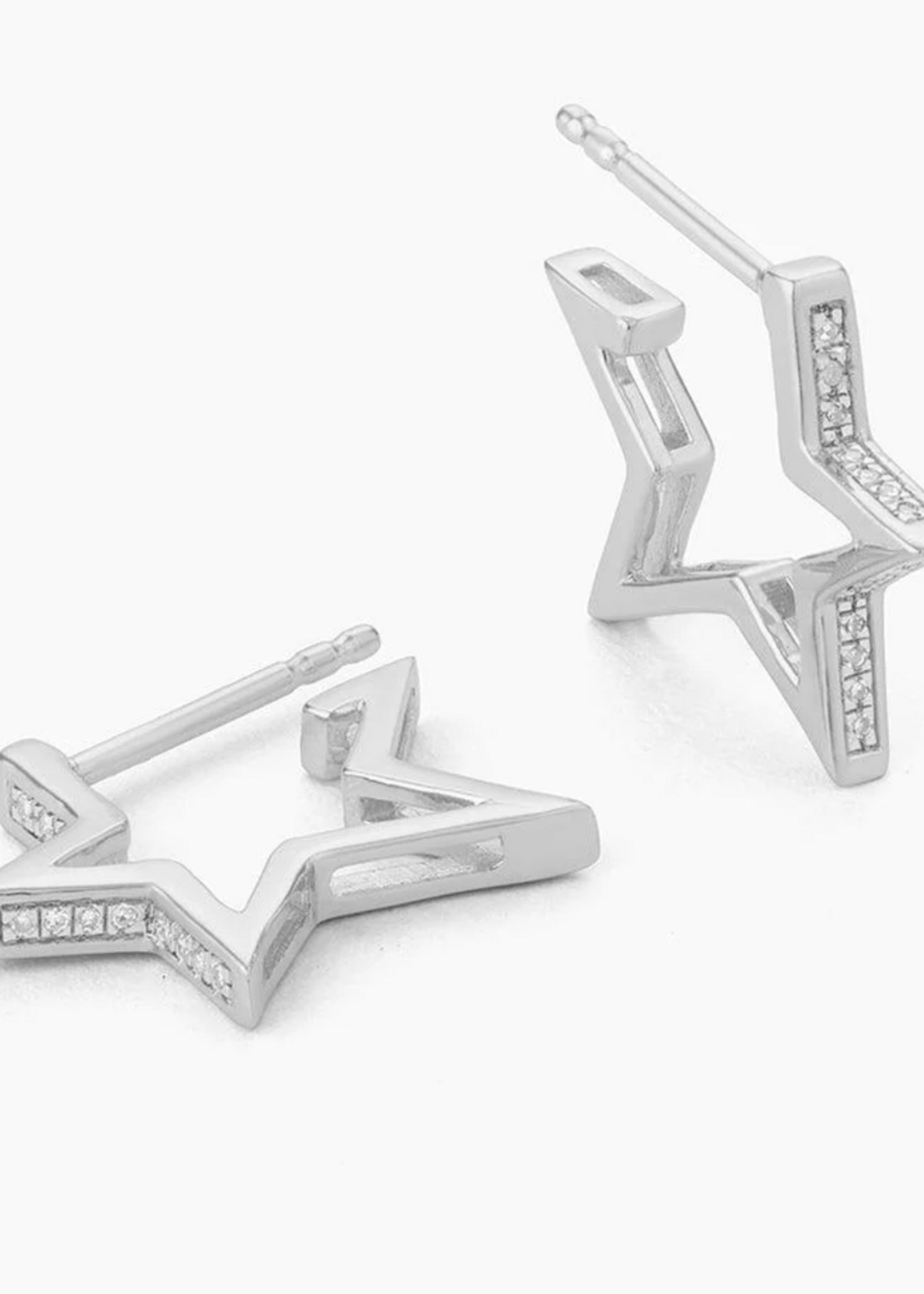 I See Stars Hoop Earrings