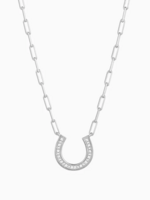 Lucky Horseshoe Pendant Necklace