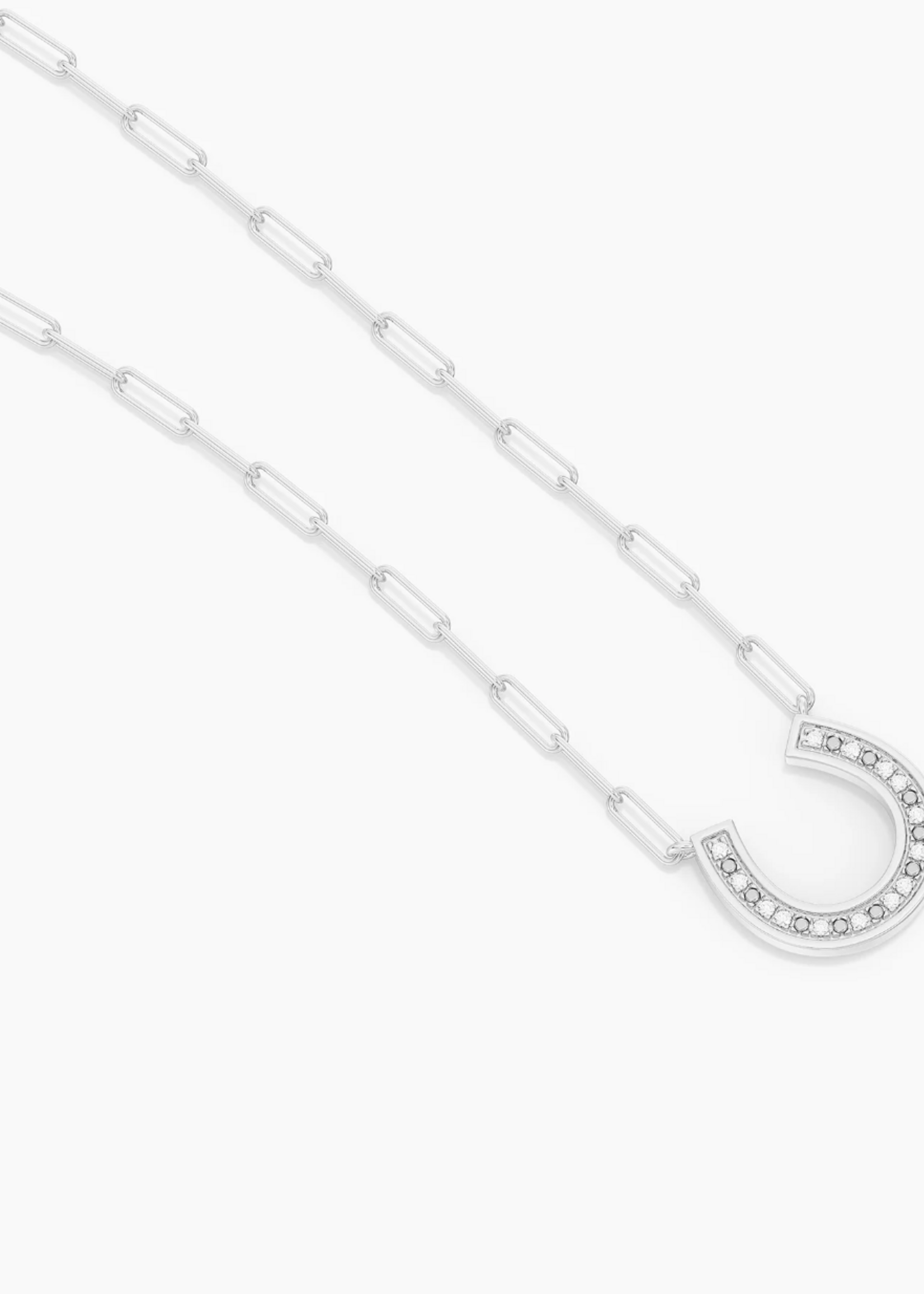 Lucky Horseshoe Pendant Necklace