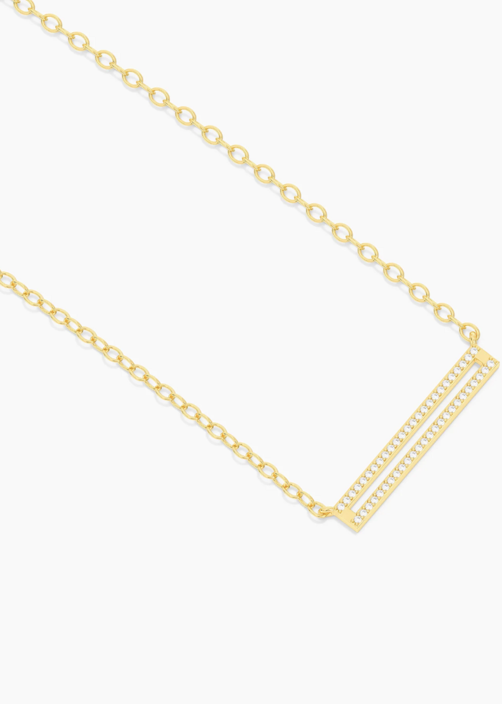 Set the Bar Pendant Necklace