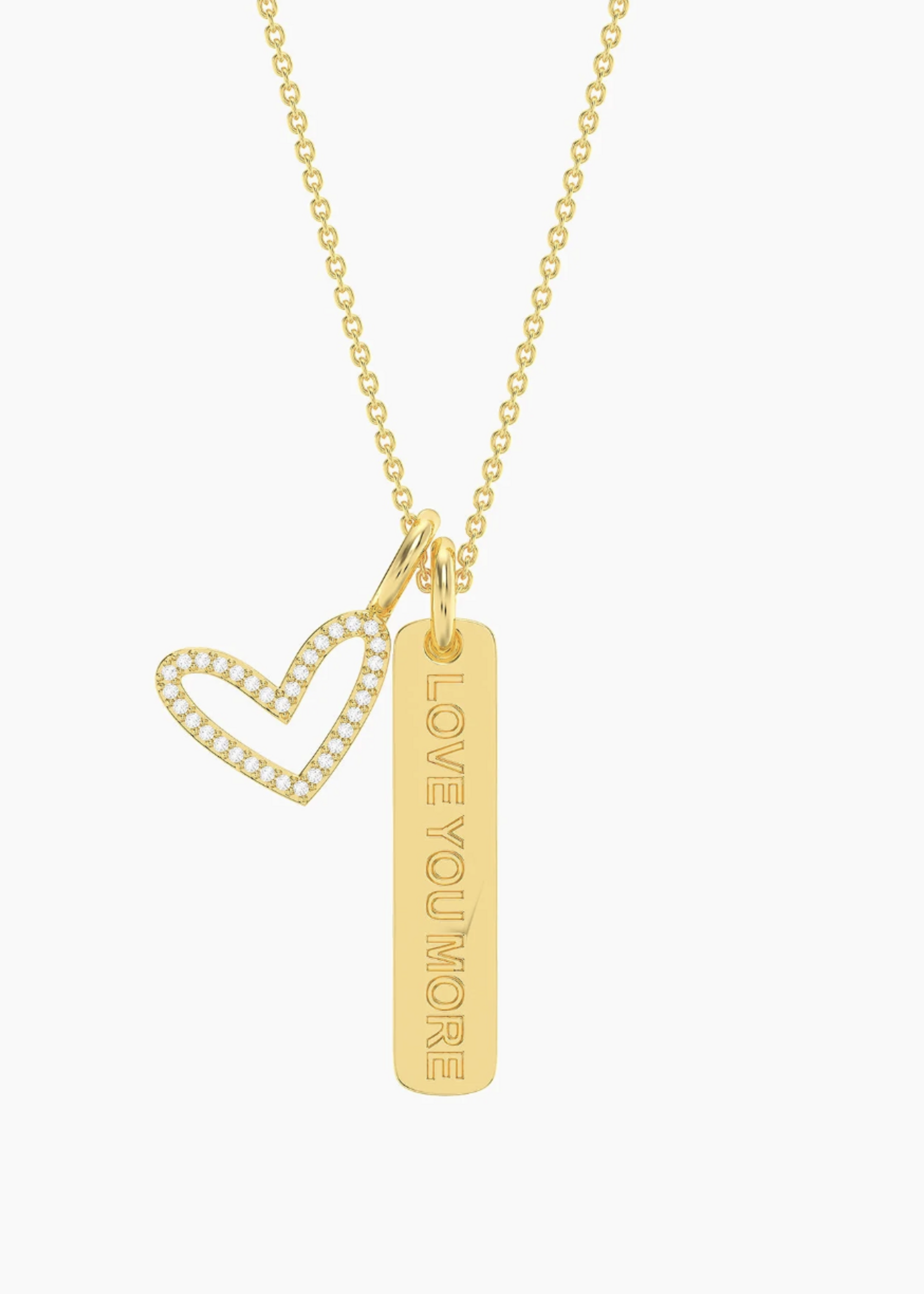 I Love You More Pendant Necklace