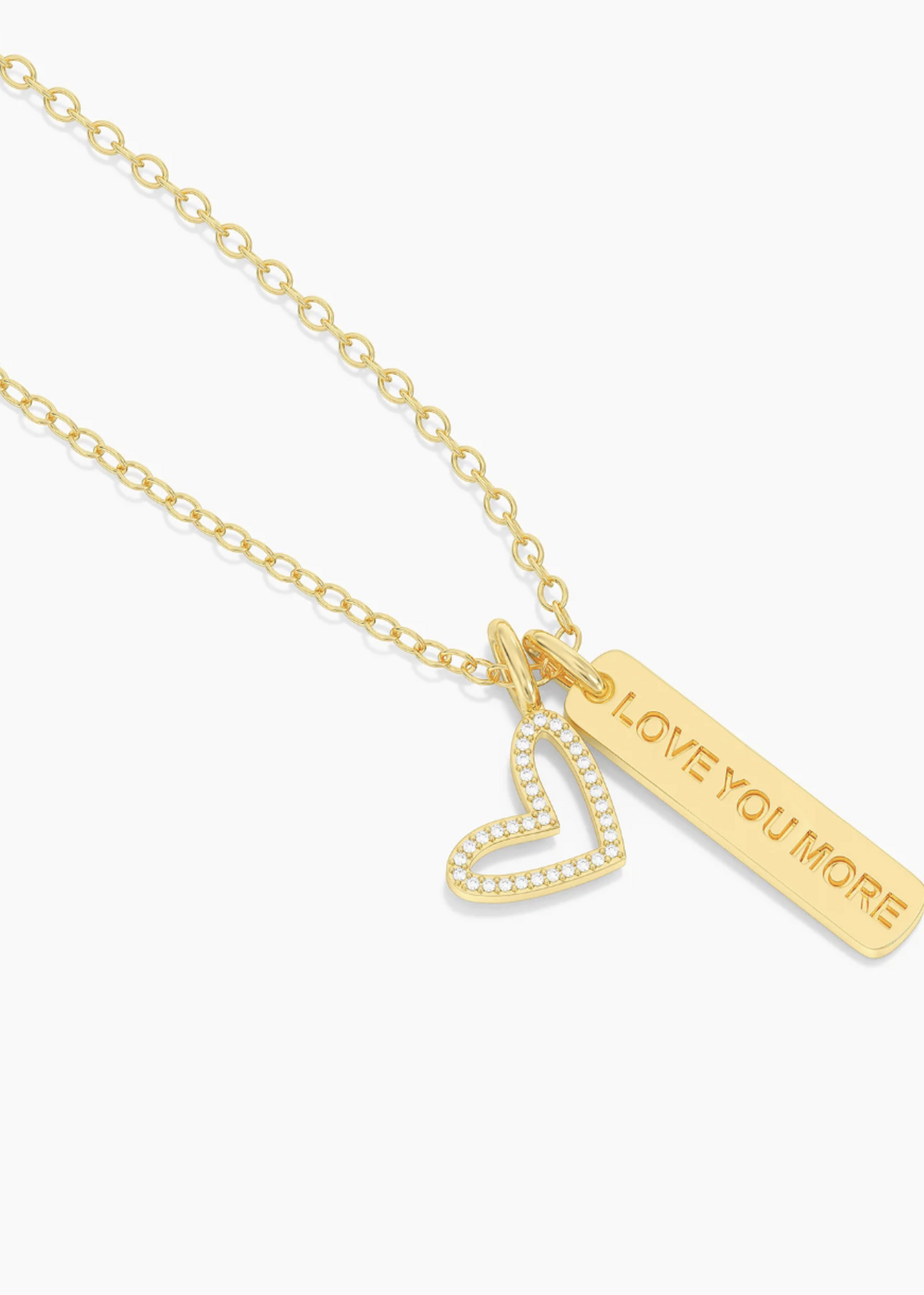 I Love You More Pendant Necklace