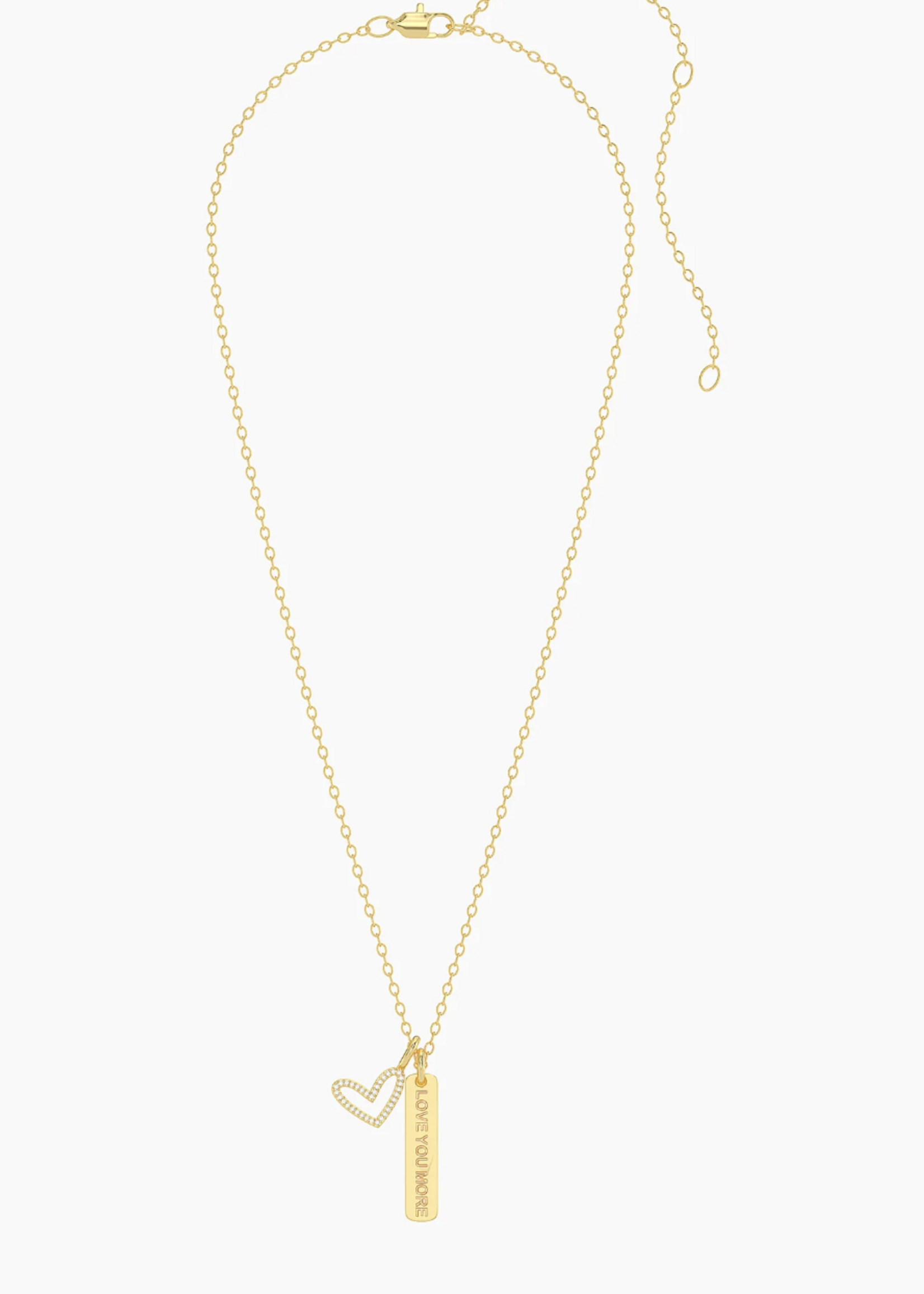 I Love You More Pendant Necklace