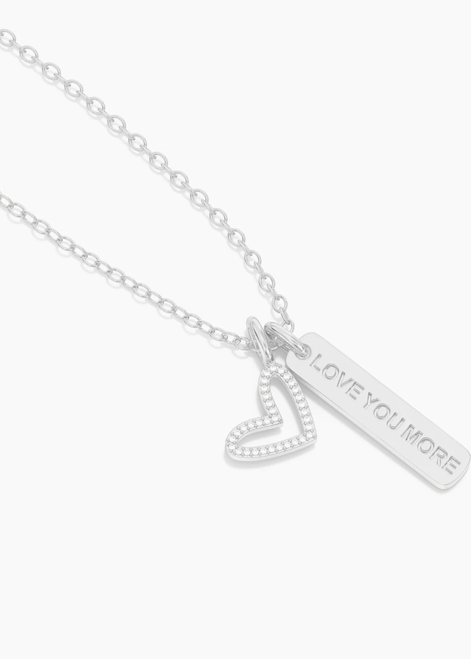 I Love You More Pendant Necklace