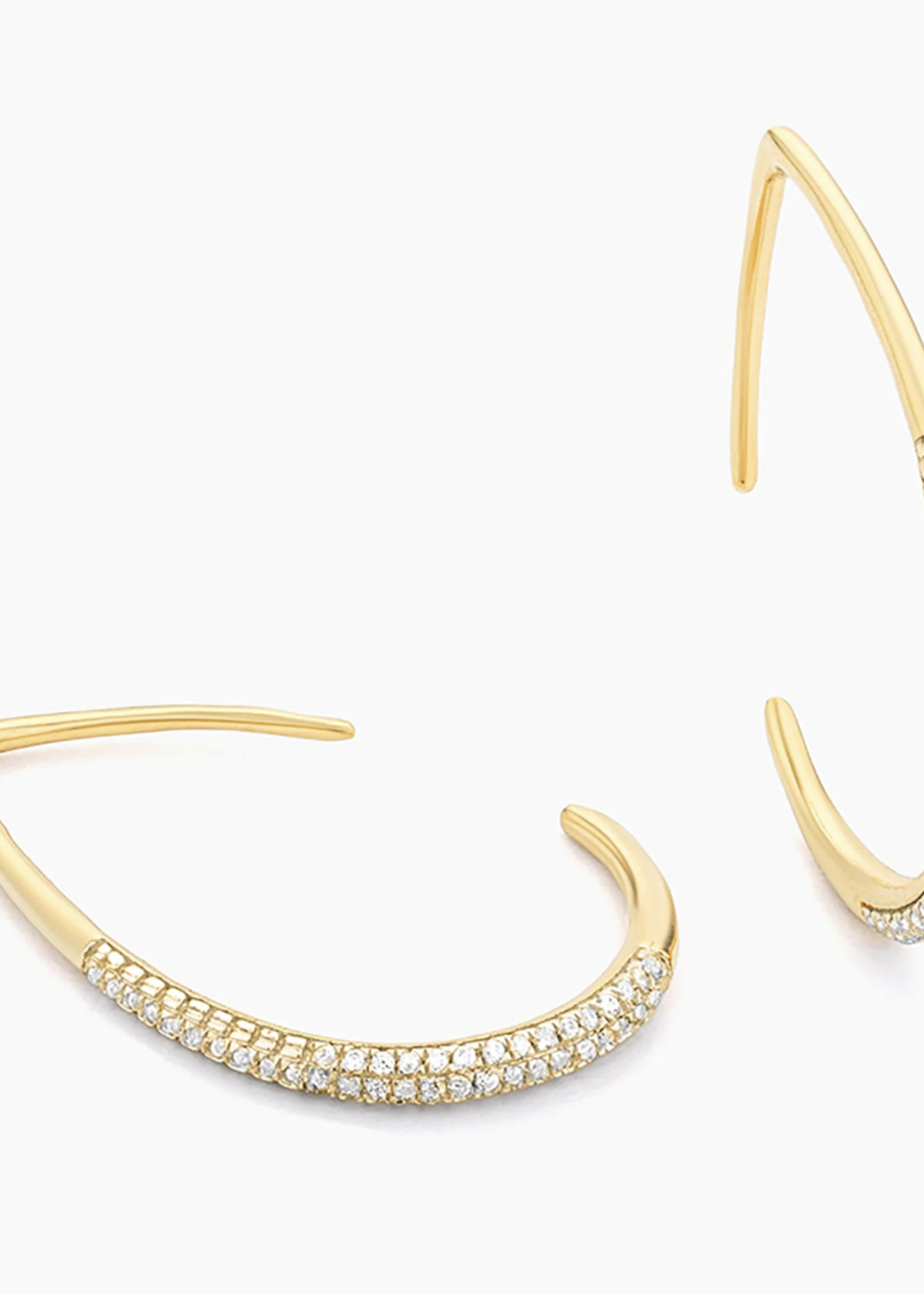 Drop By Anytime Hoop Earrings