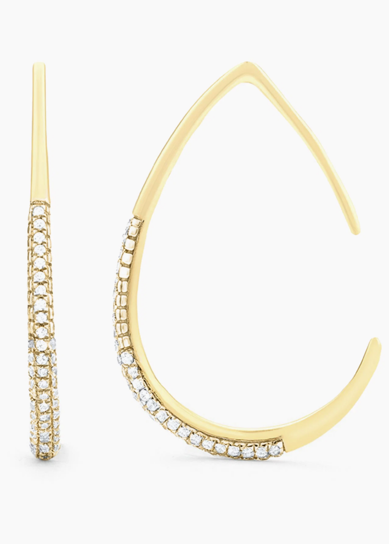 Drop By Anytime Hoop Earrings