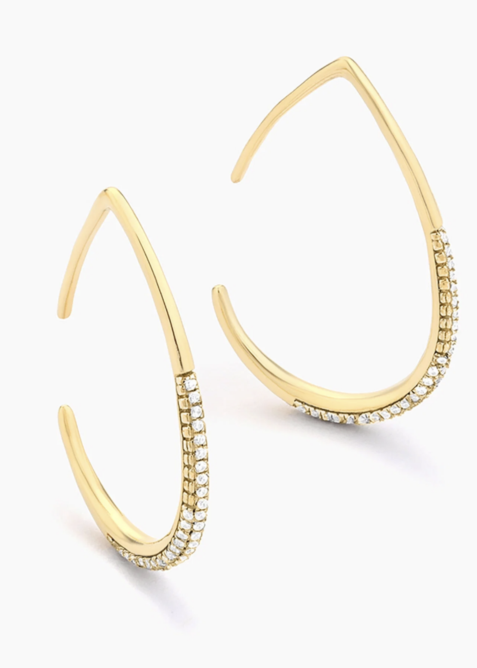 Drop By Anytime Hoop Earrings