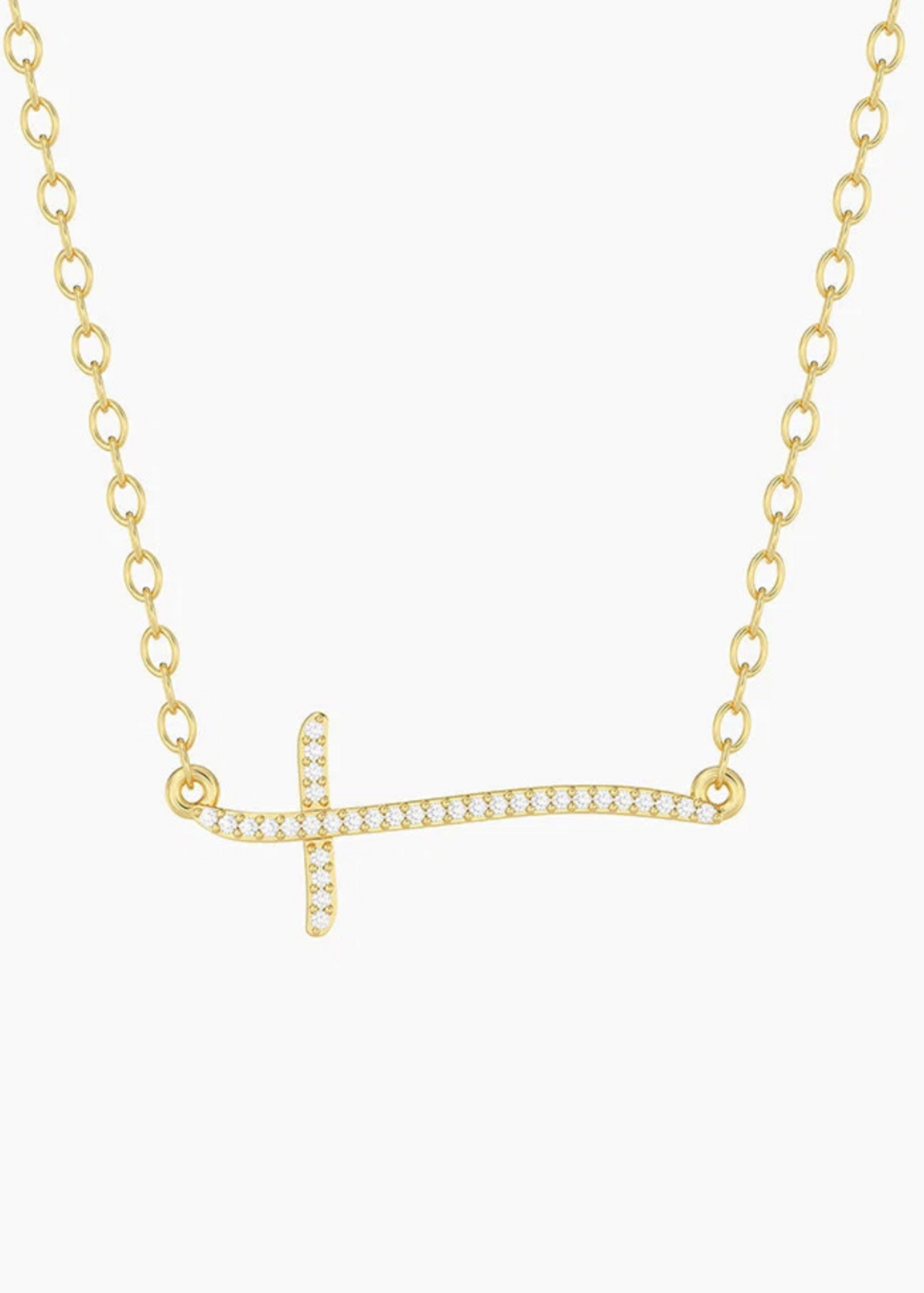 Criss Cross Pendant Necklace