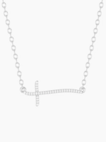 Criss Cross Pendant Necklace