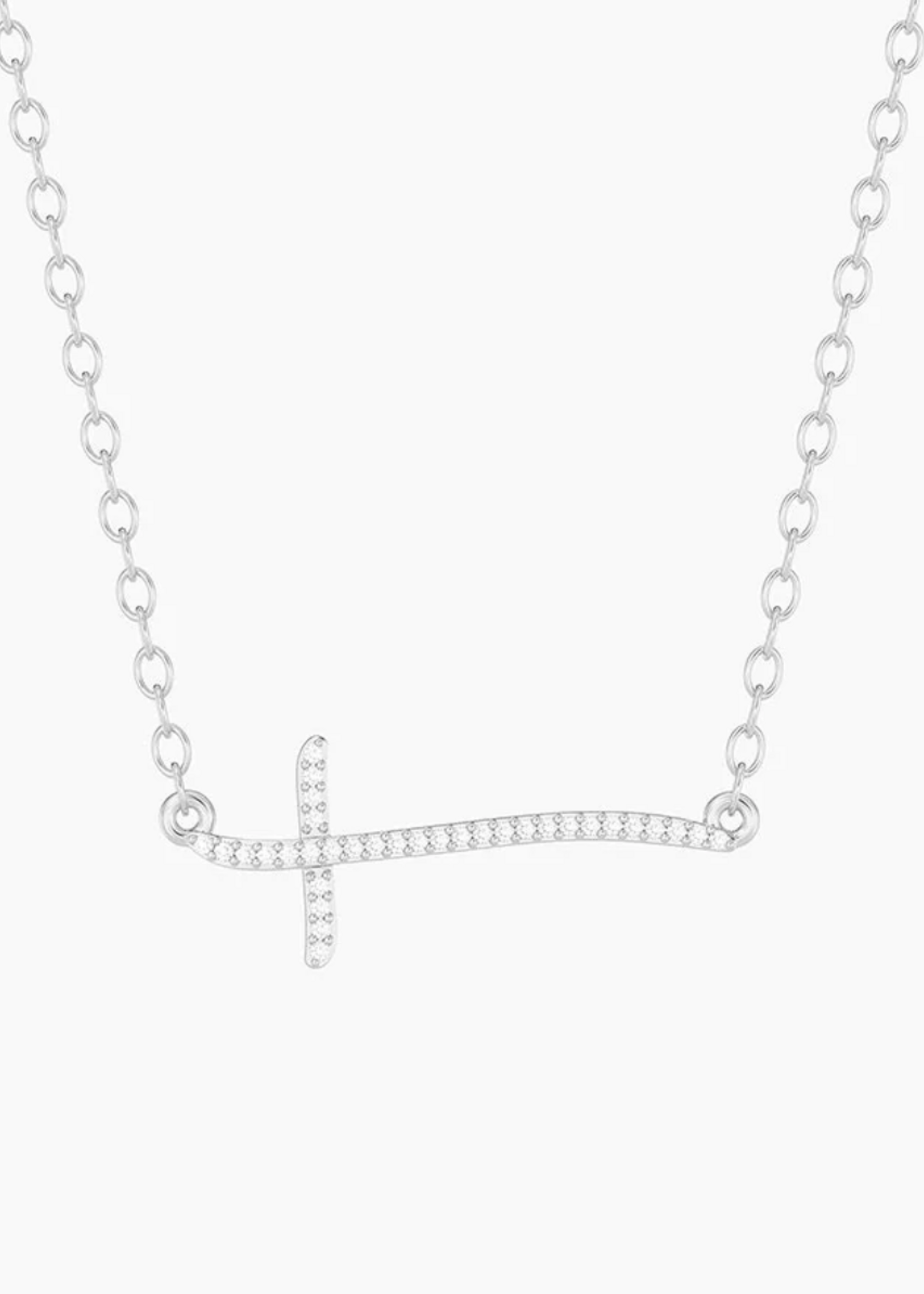 Criss Cross Pendant Necklace