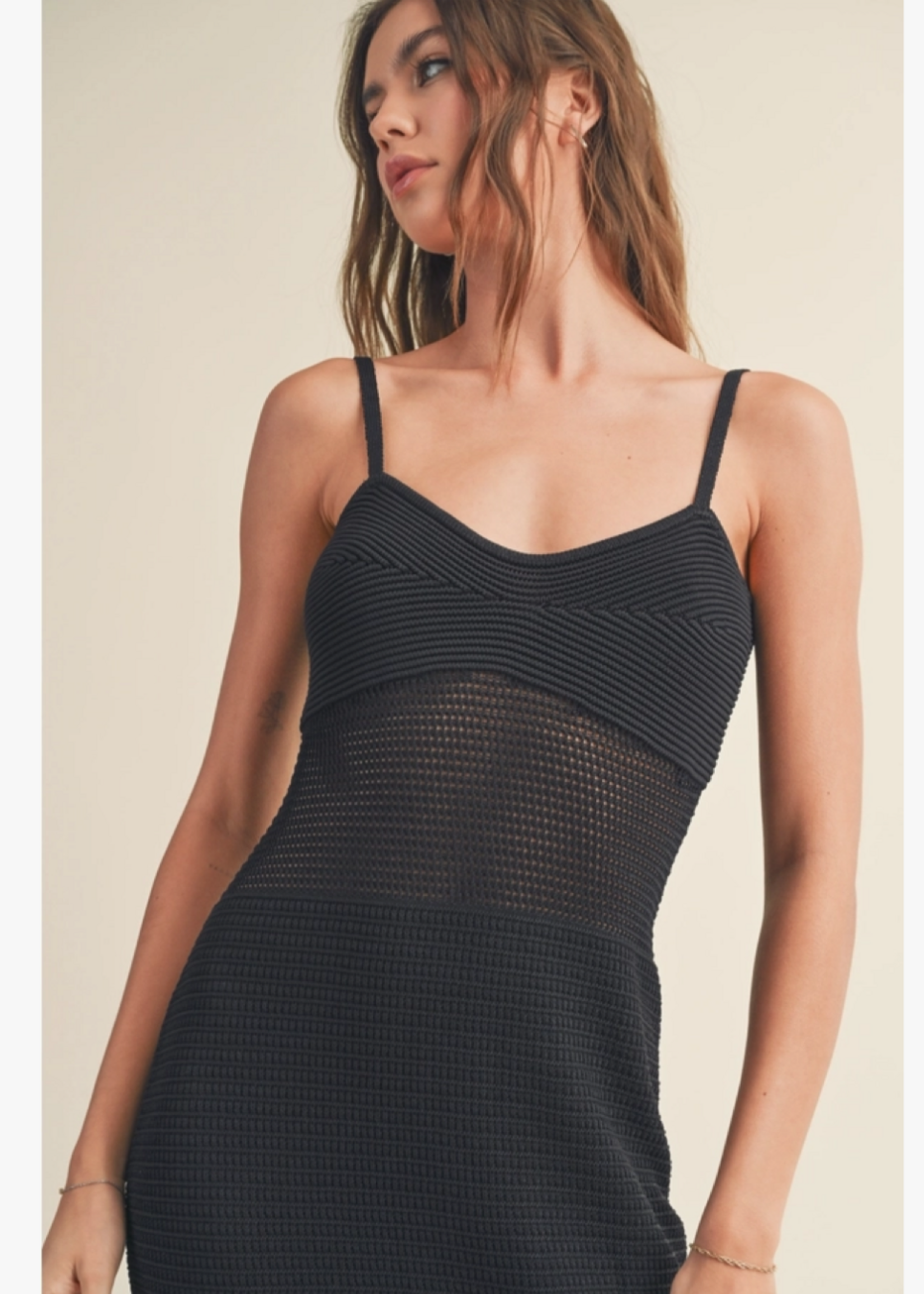 Crochet Knitted Maxi Dress