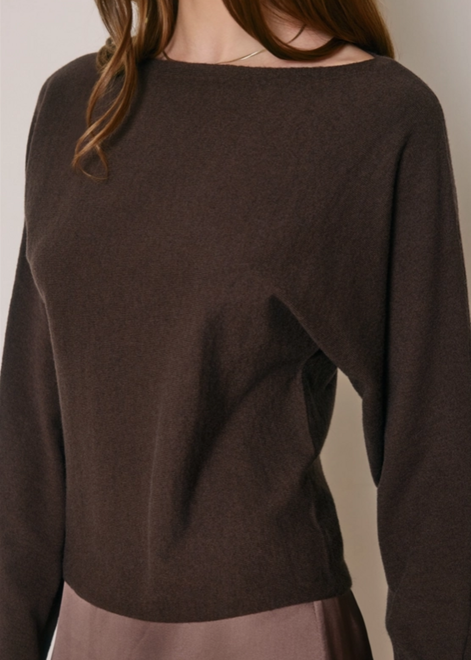 Lightweight Batwing Sleeve Sweater