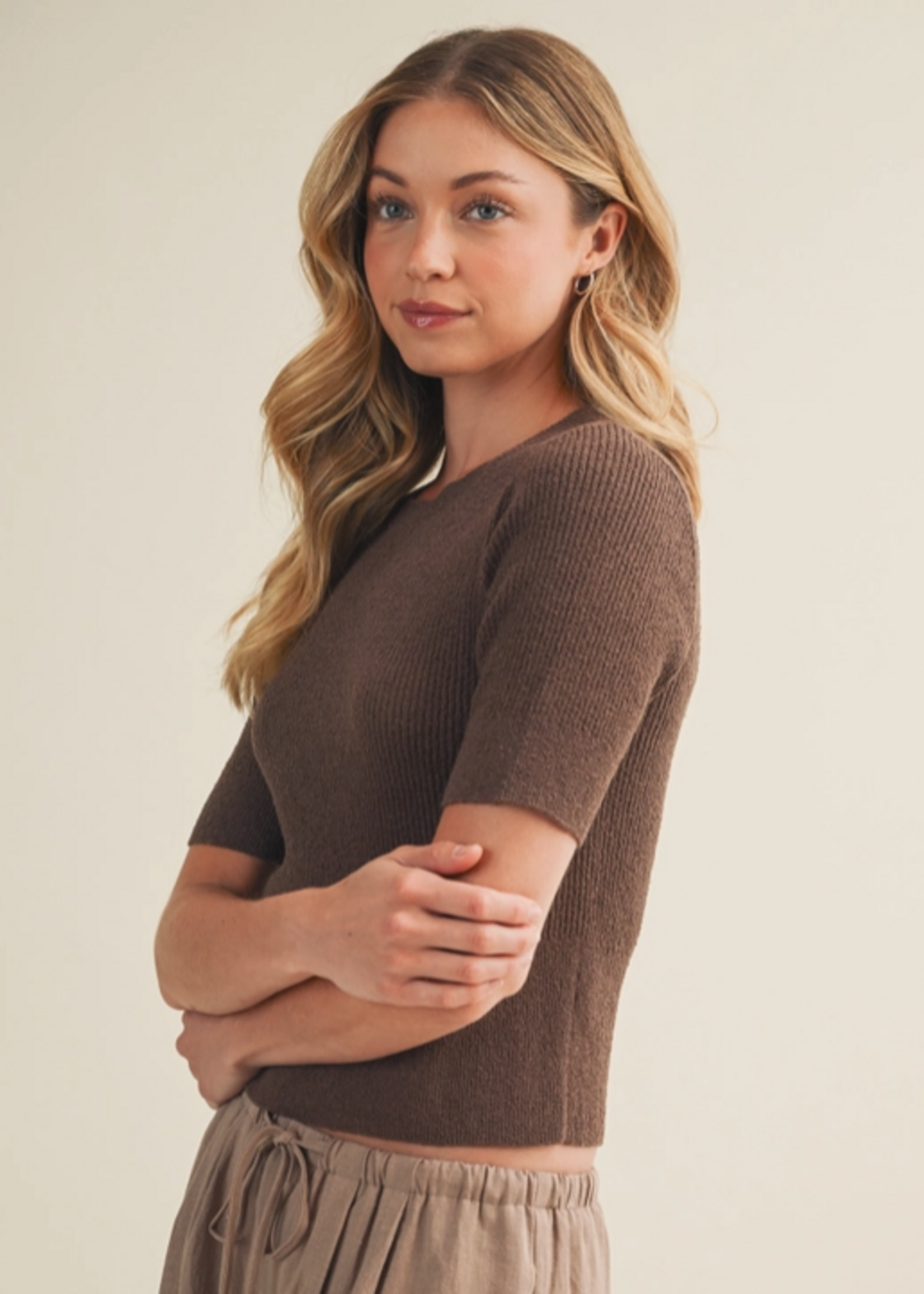 Rib Knit Bodycon Pullover