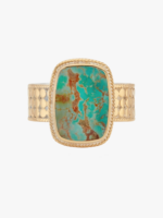 Turquesa Cushion Ring