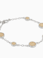 Classic Station Bracelet Gold & Silver
