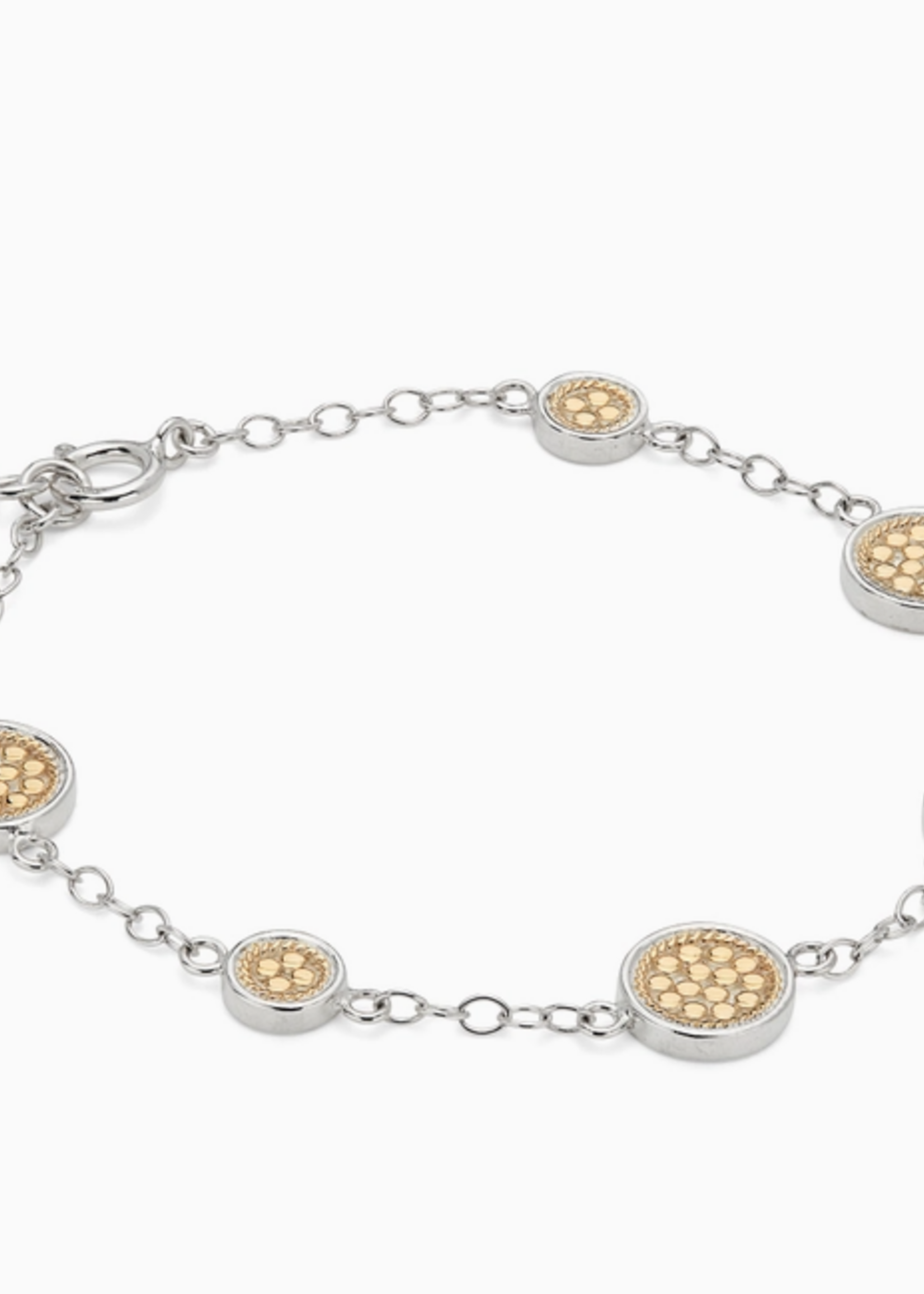 Classic Station Bracelet Gold & Silver