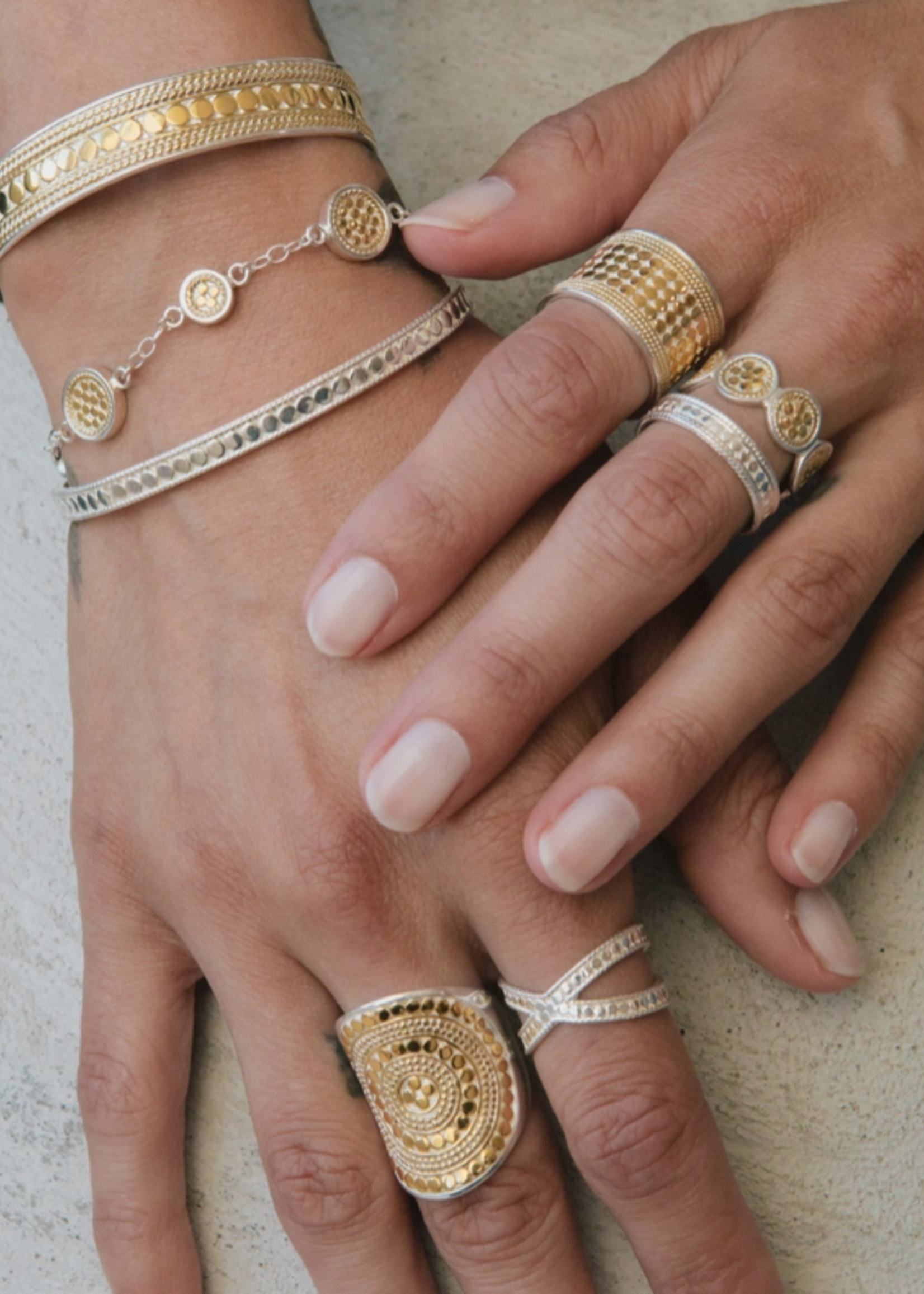Classic Station Bracelet Gold & Silver