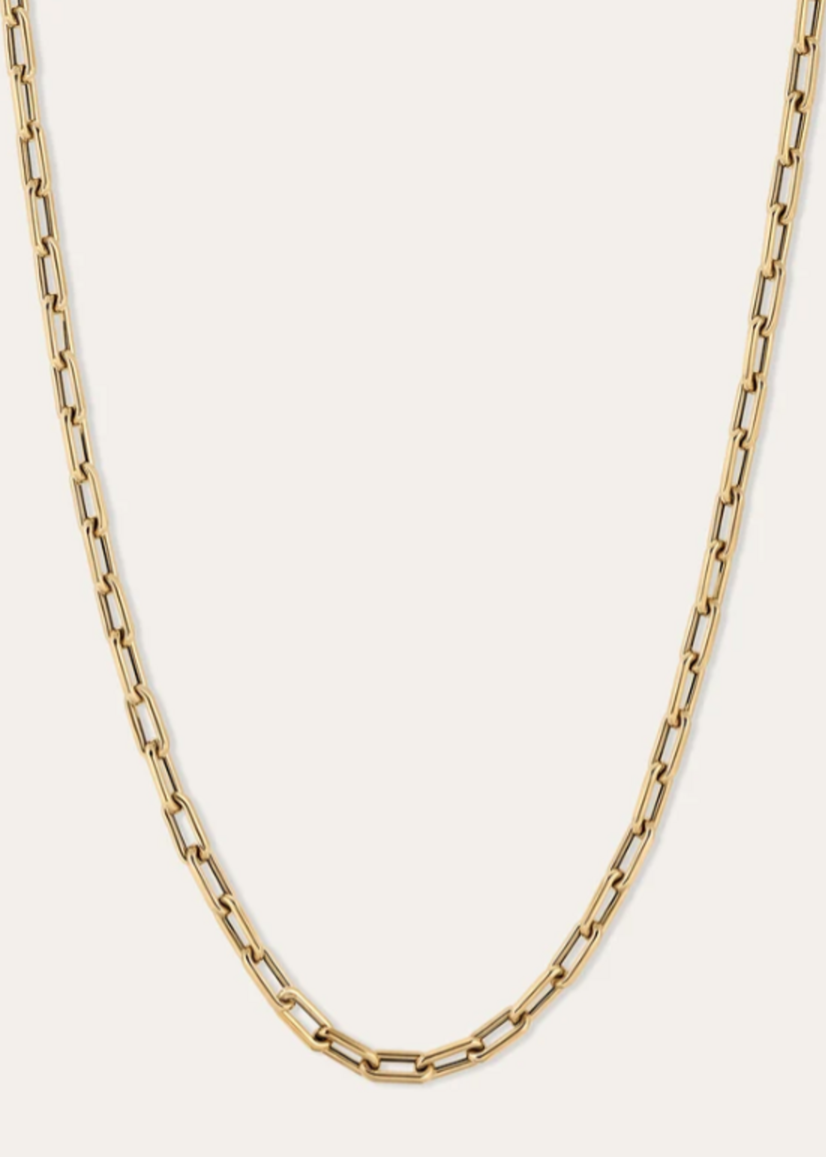 4mm 18" Italian Chain Link Necklace