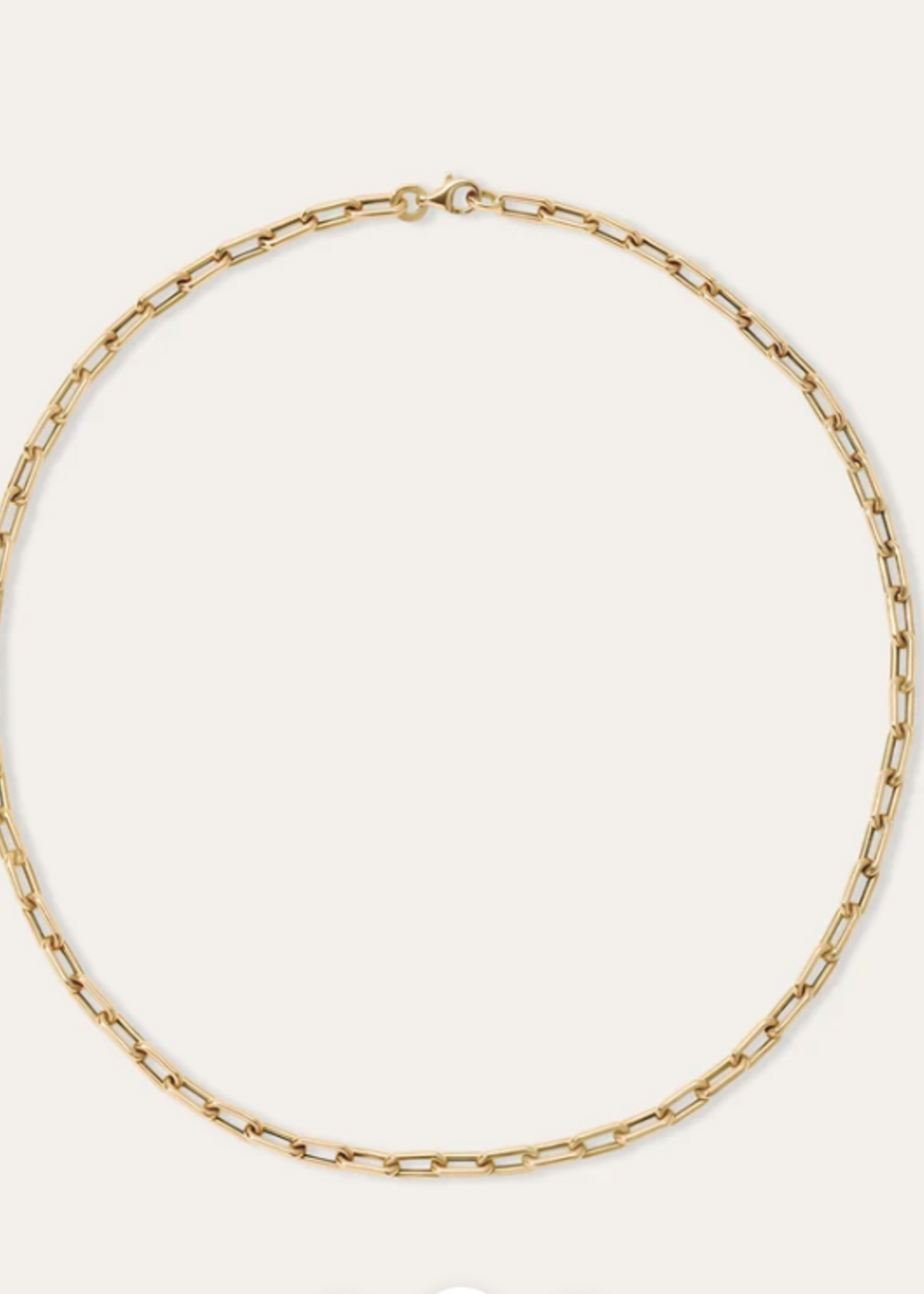 4mm 18" Italian Chain Link Necklace