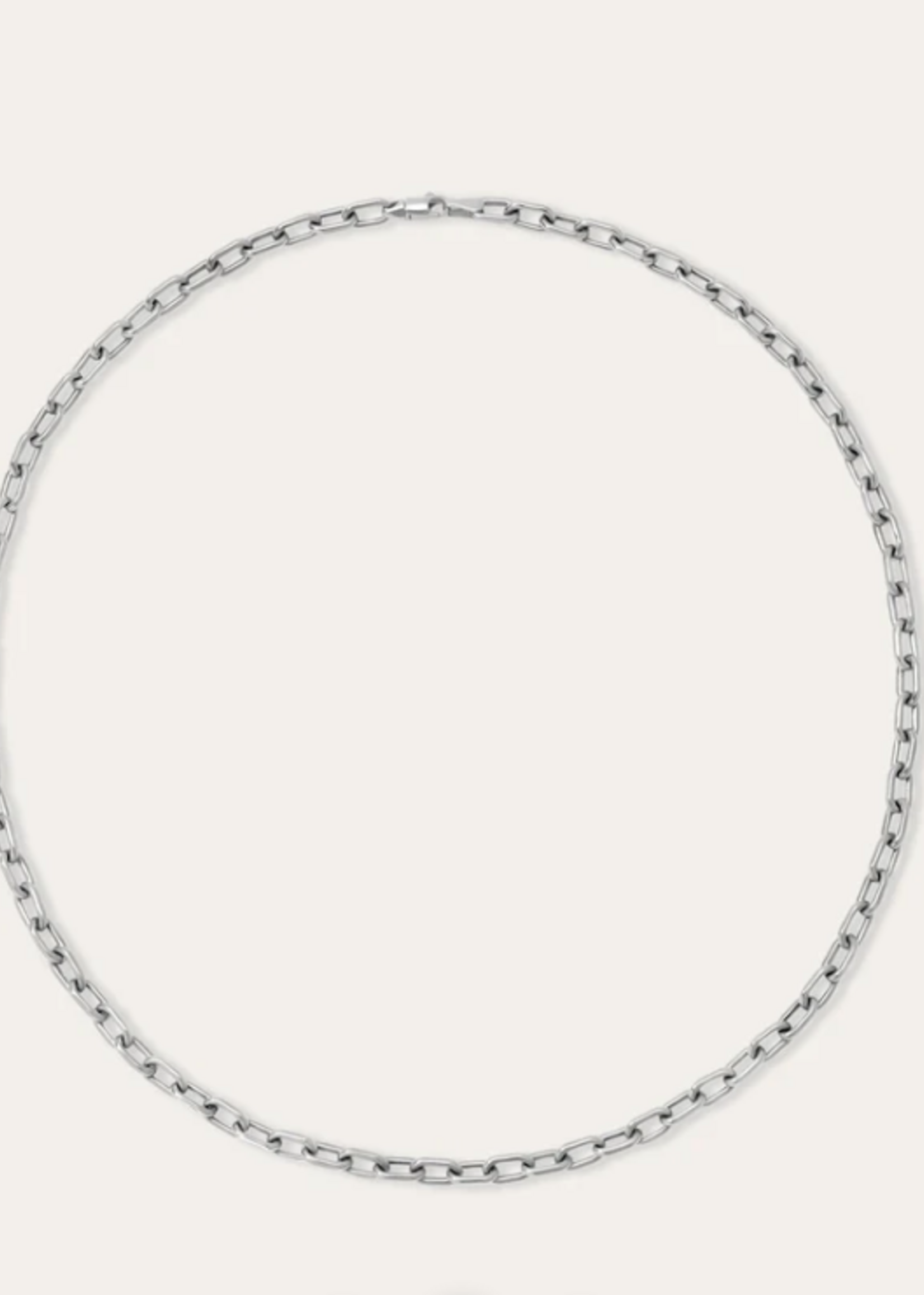 4mm 18" Italian Chain Link Necklace