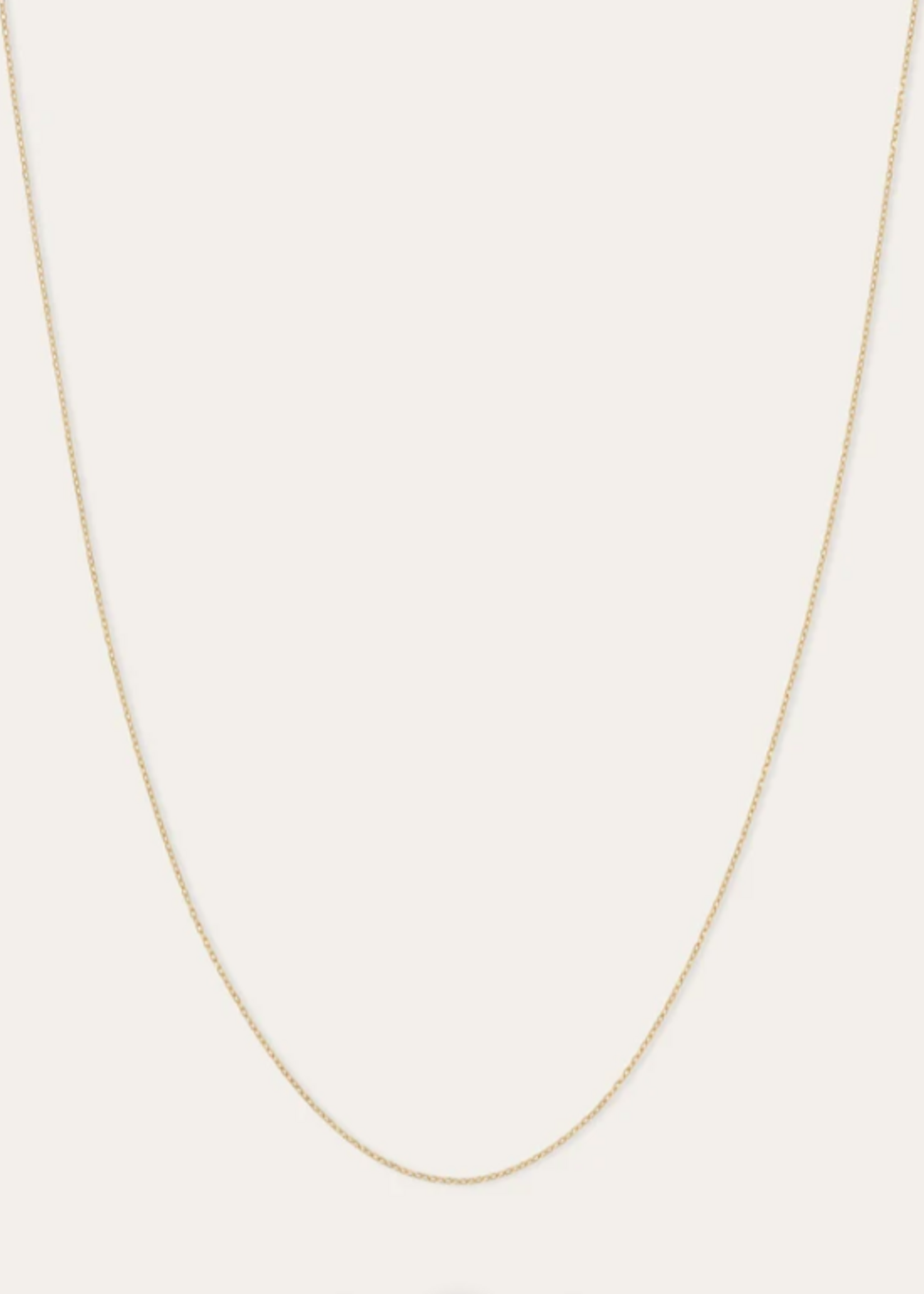 18" Finished Chain 14k Gold