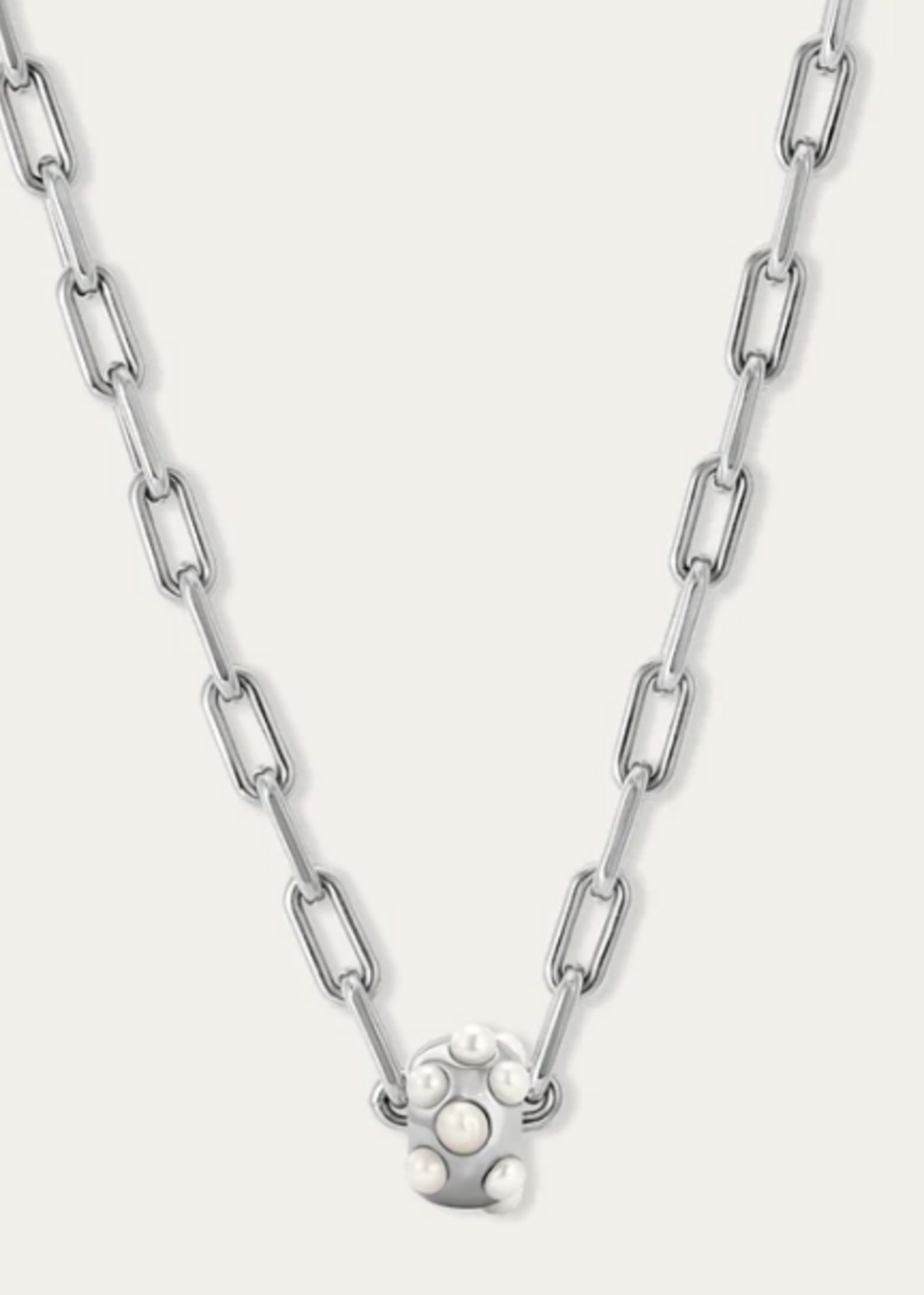 Coco Pearl Big Bead Sterling Silver