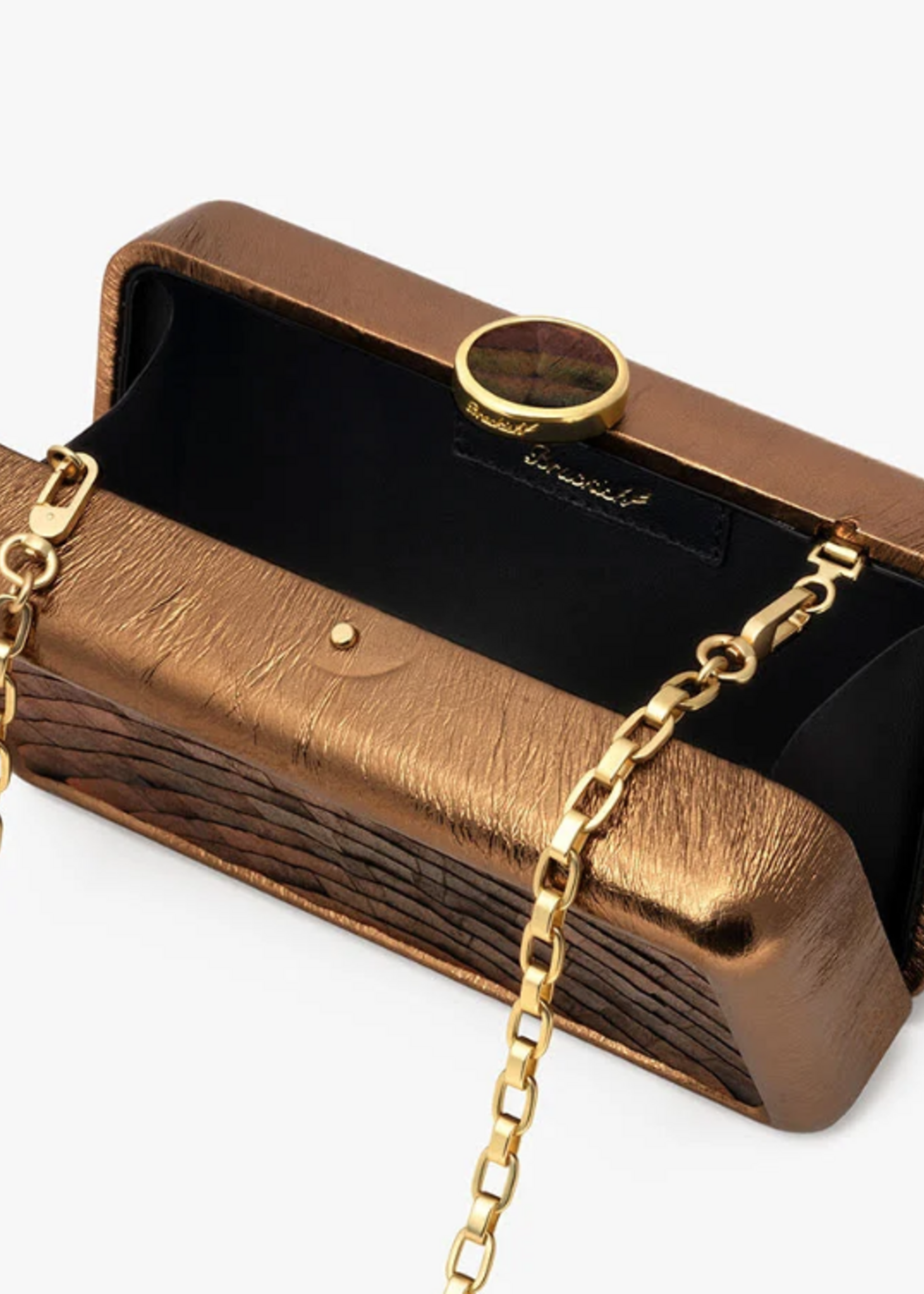 Le Marais Clutch Metallic Turkey