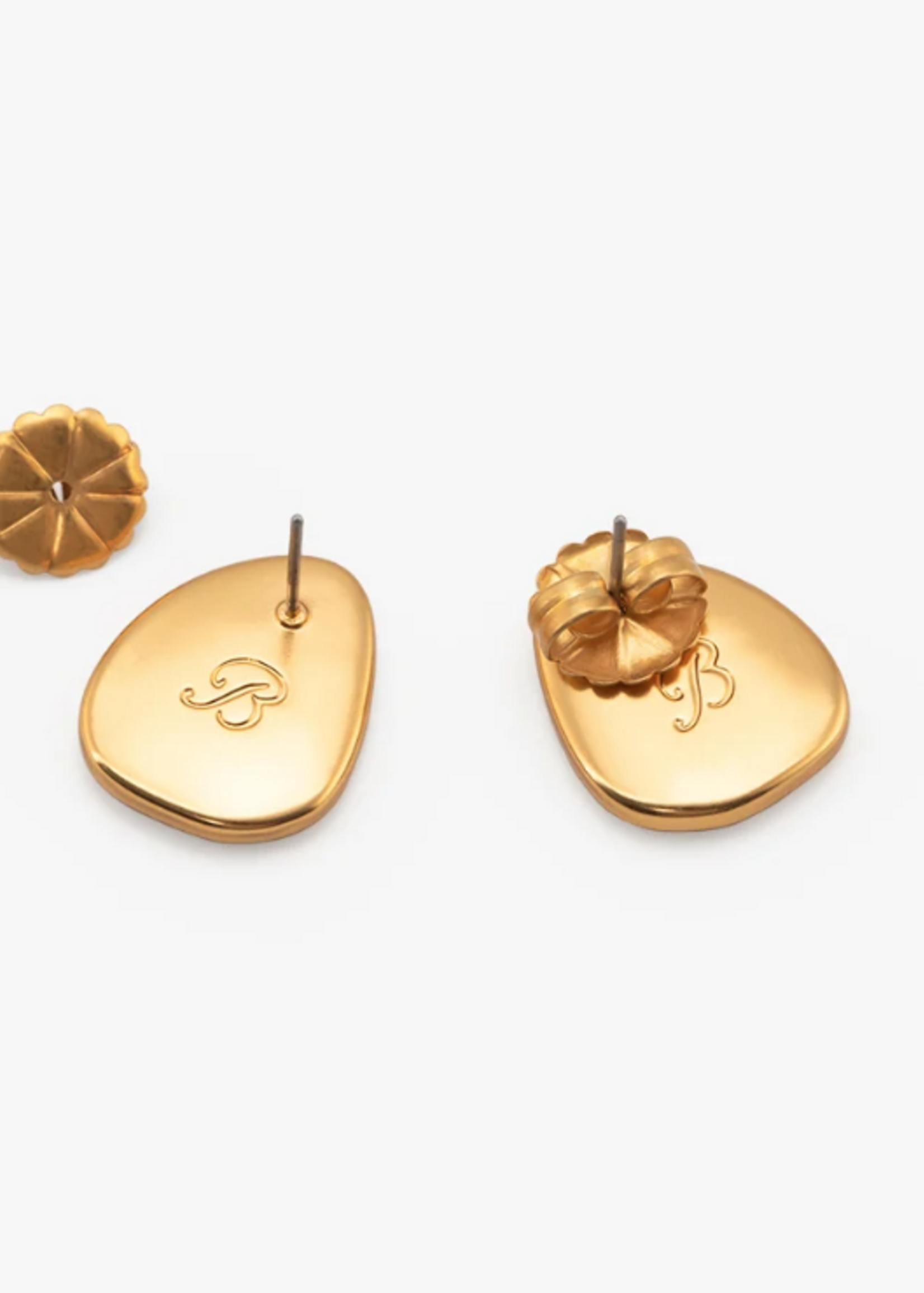 Violet Organic Stud Earring