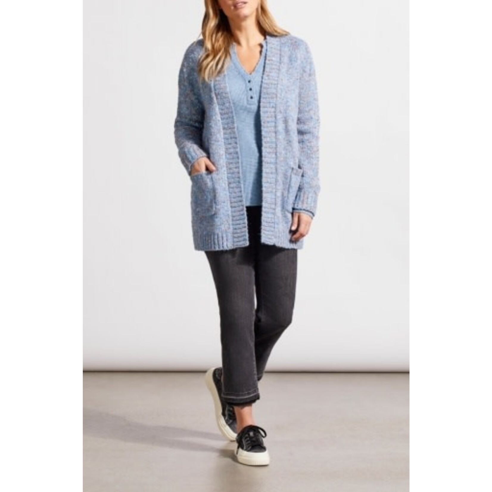 TRIBAL HENLEY TOP W/ BUTTONS