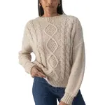 SANCTUARY COZY CABLE SWEATER