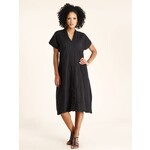 LUNA LUZ SHAWL COLLAR DRESS