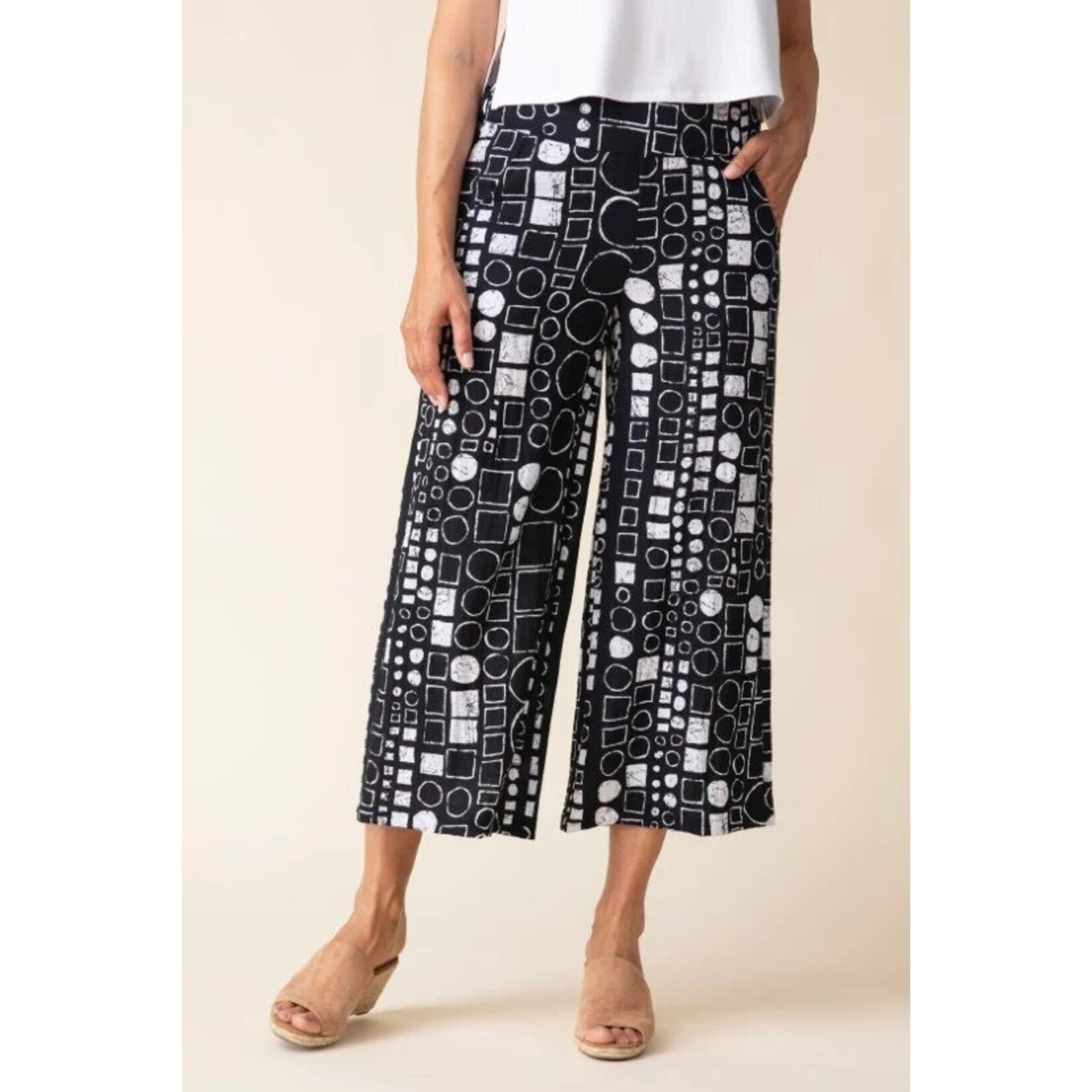 HABITAT EXPRESS TRAVEL CIRCLE PRINT CROP PANT 34167