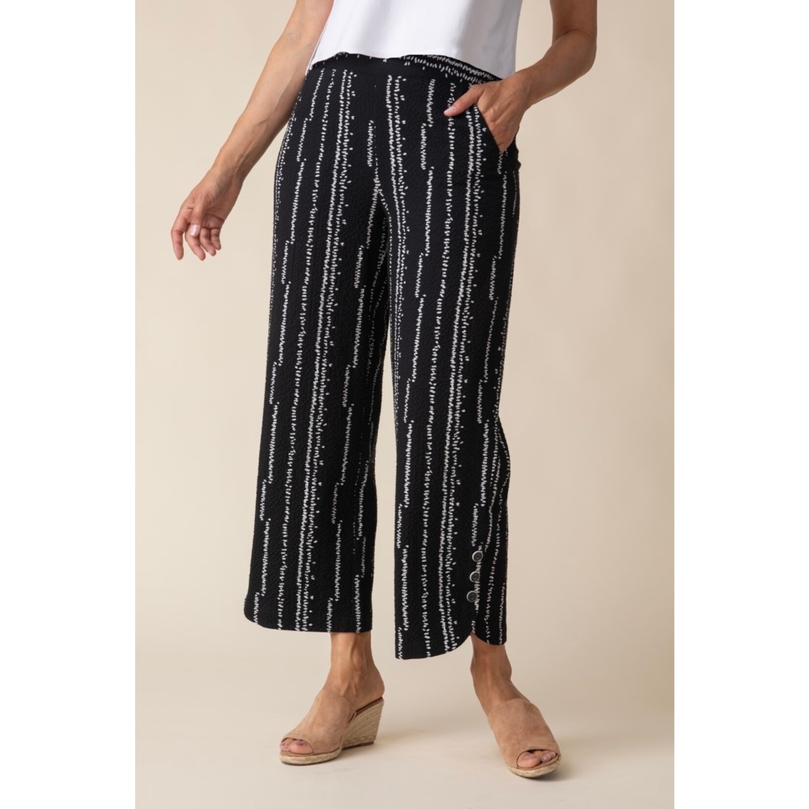 HABITAT CRINKLE CREPE BUD TULIP HEM CROP PANT 22079